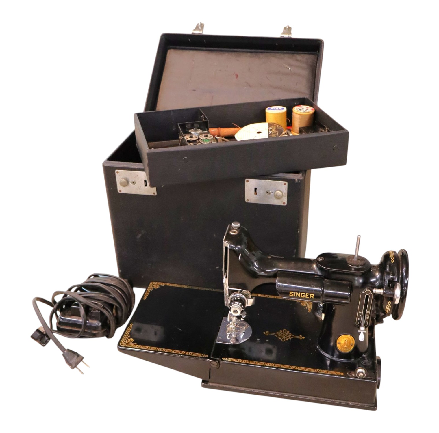 Vintage Singer 221 Centennial Sewing Machine Case