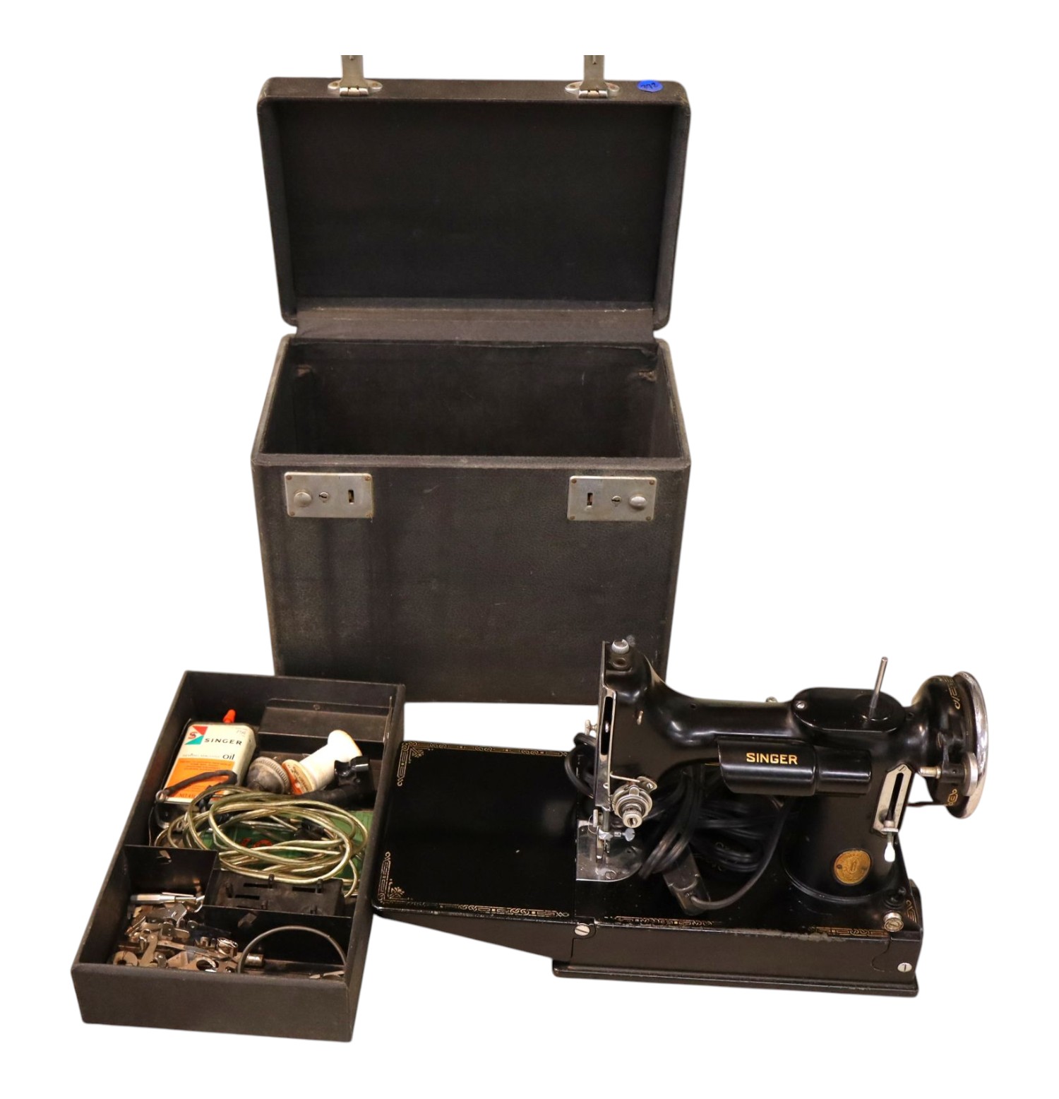 Vintage Singer 221 Centennial Sewing Machine Case