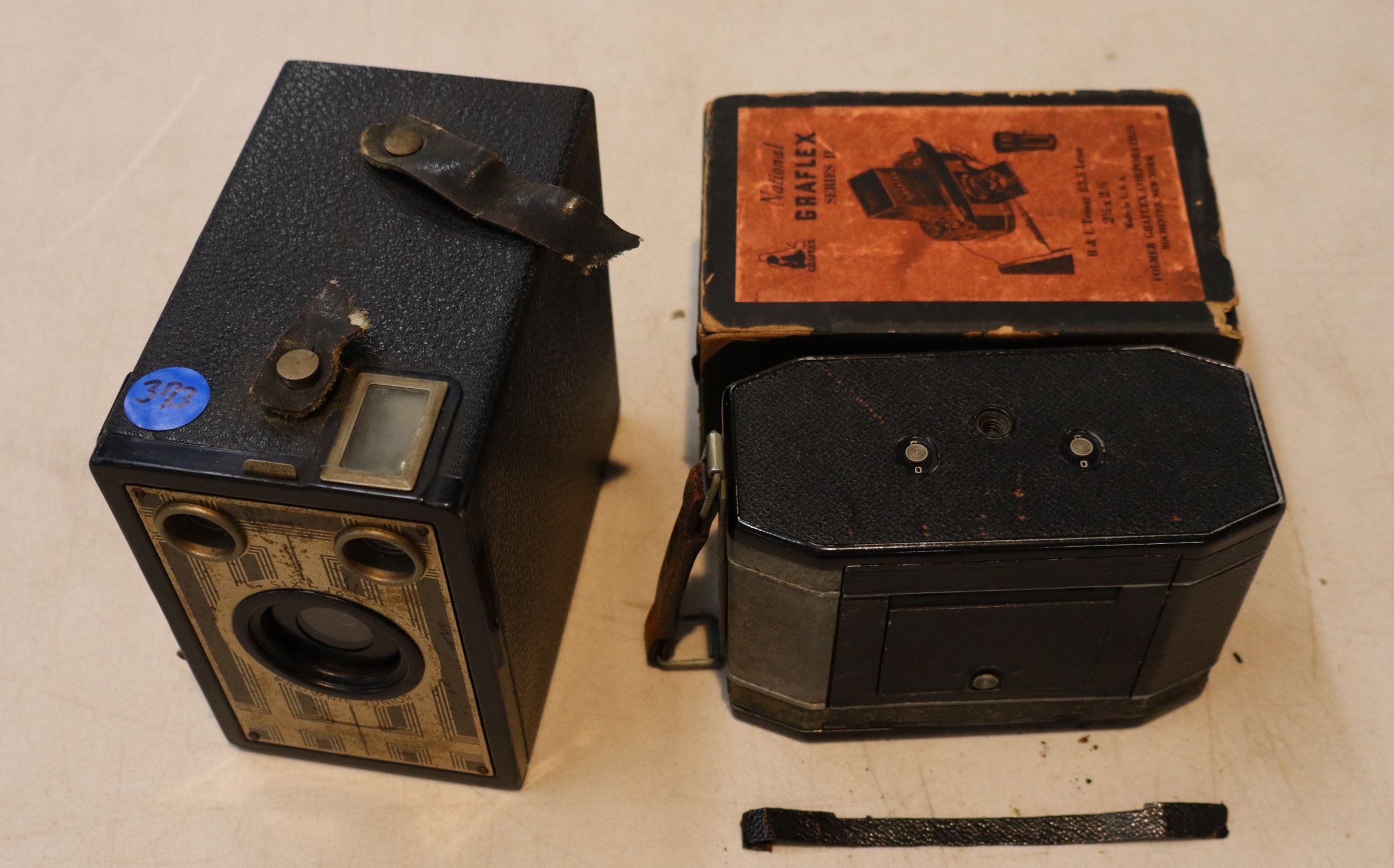 Antique Kodak Brownie Camera National Graflex Box