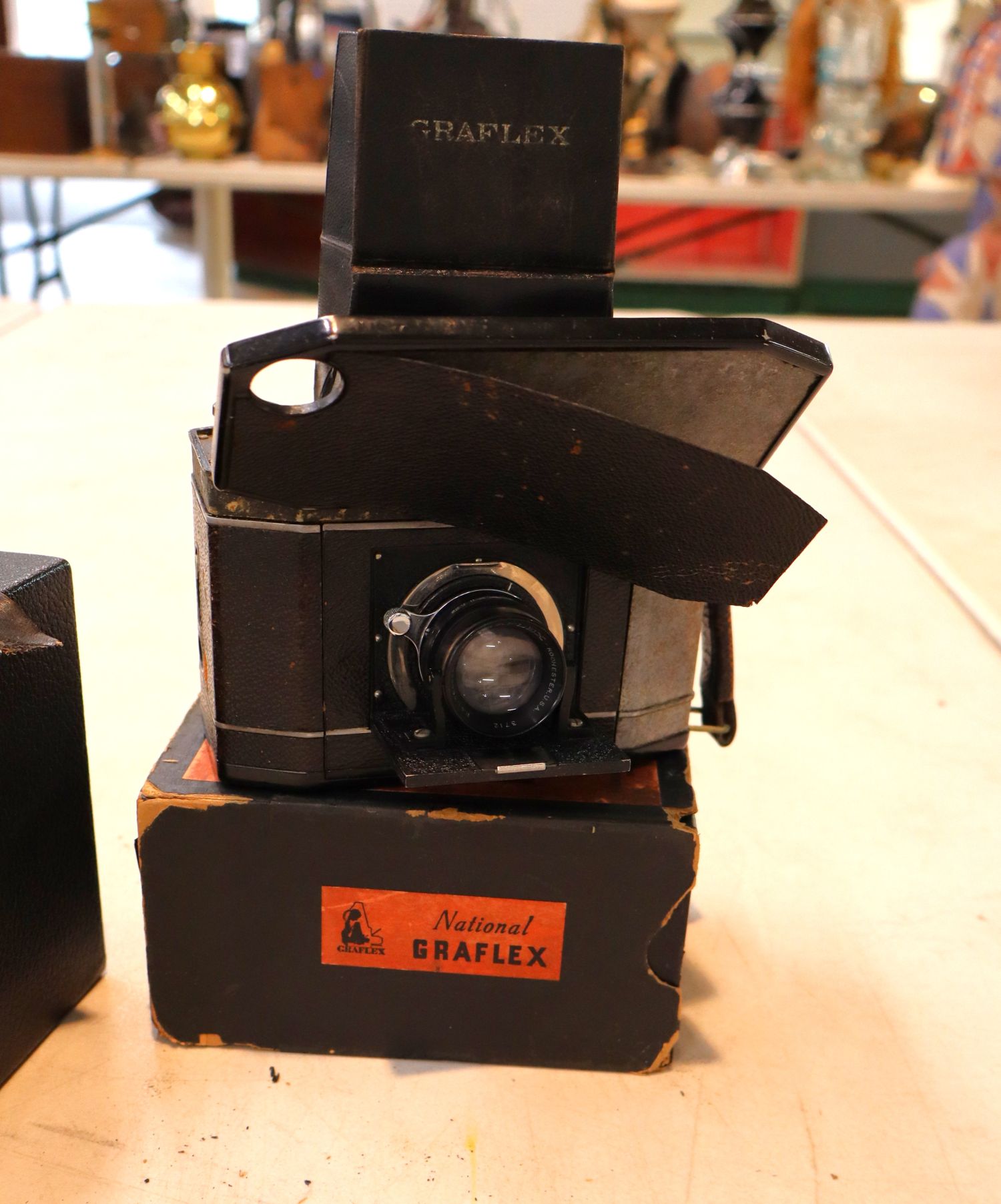 Antique Kodak Brownie Camera National Graflex Box