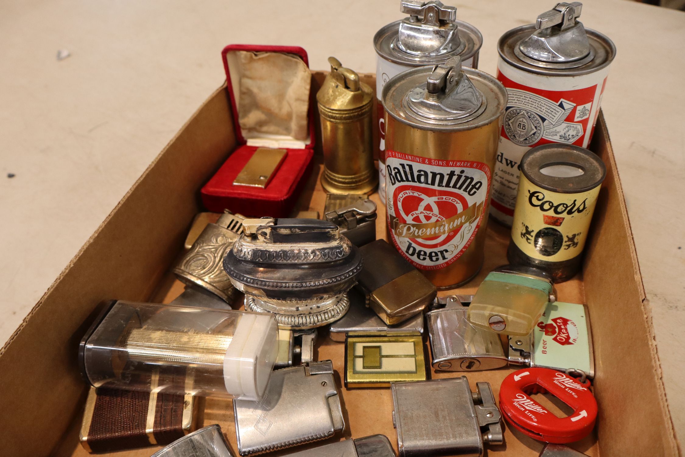 Vintage Lighter Collection & Breweriana Advertising Lot