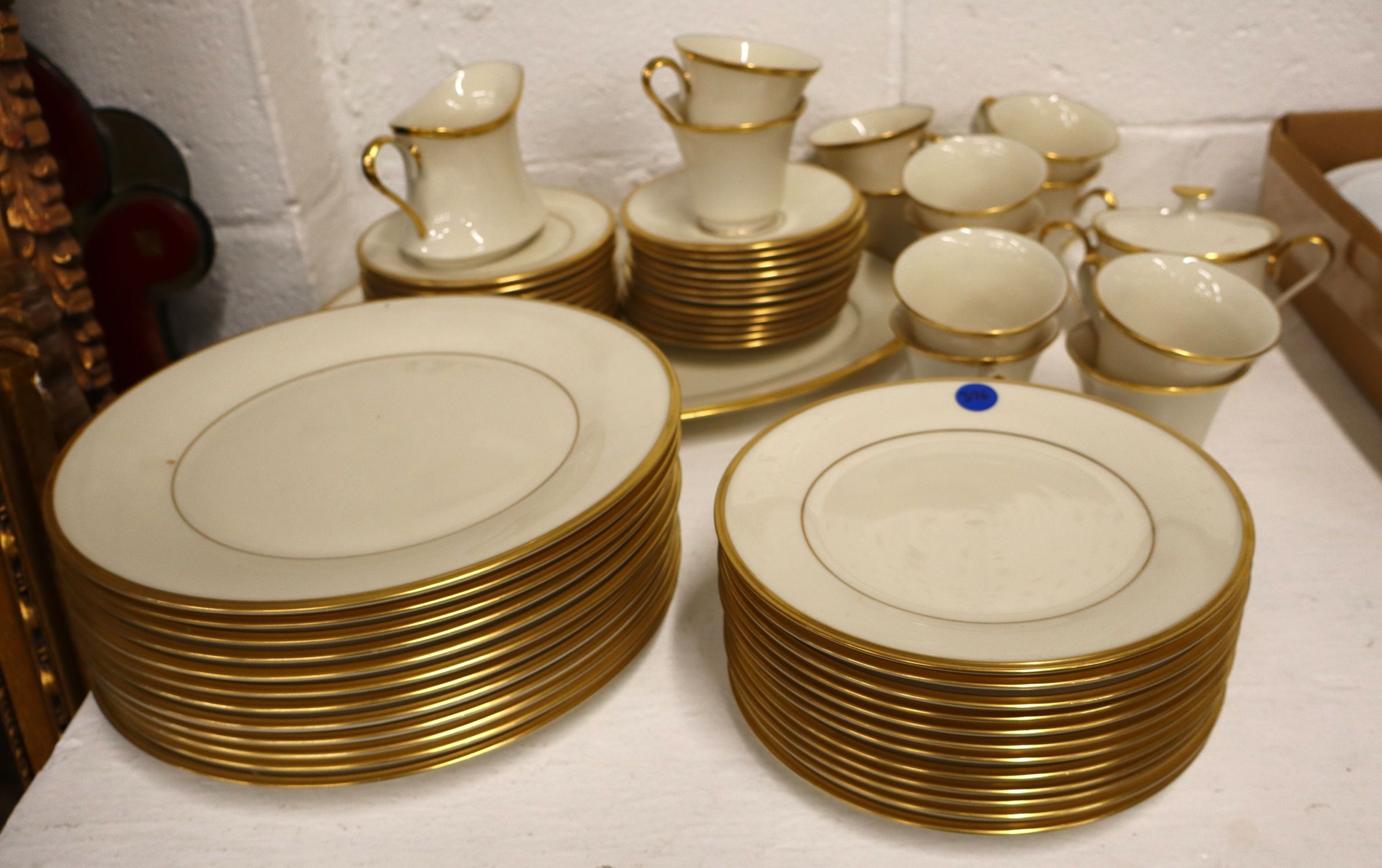 Lenox Eternal 63 Pc China Service for 12
