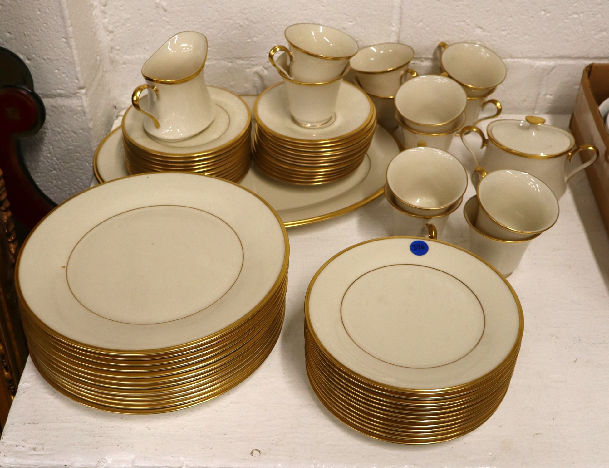 Lenox Eternal 63 Pc China Service for 12