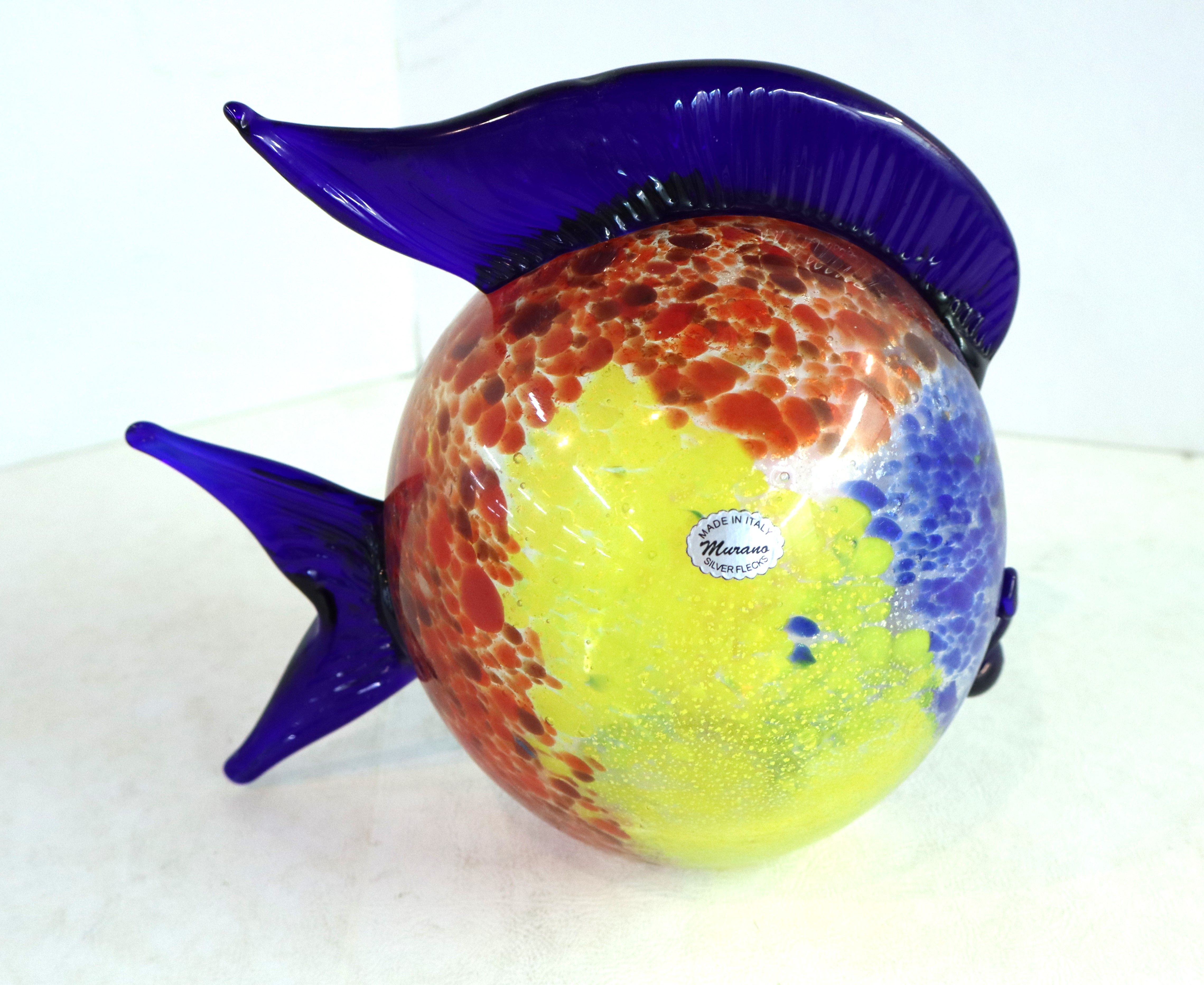 Vintage Murano glass hand blown fish