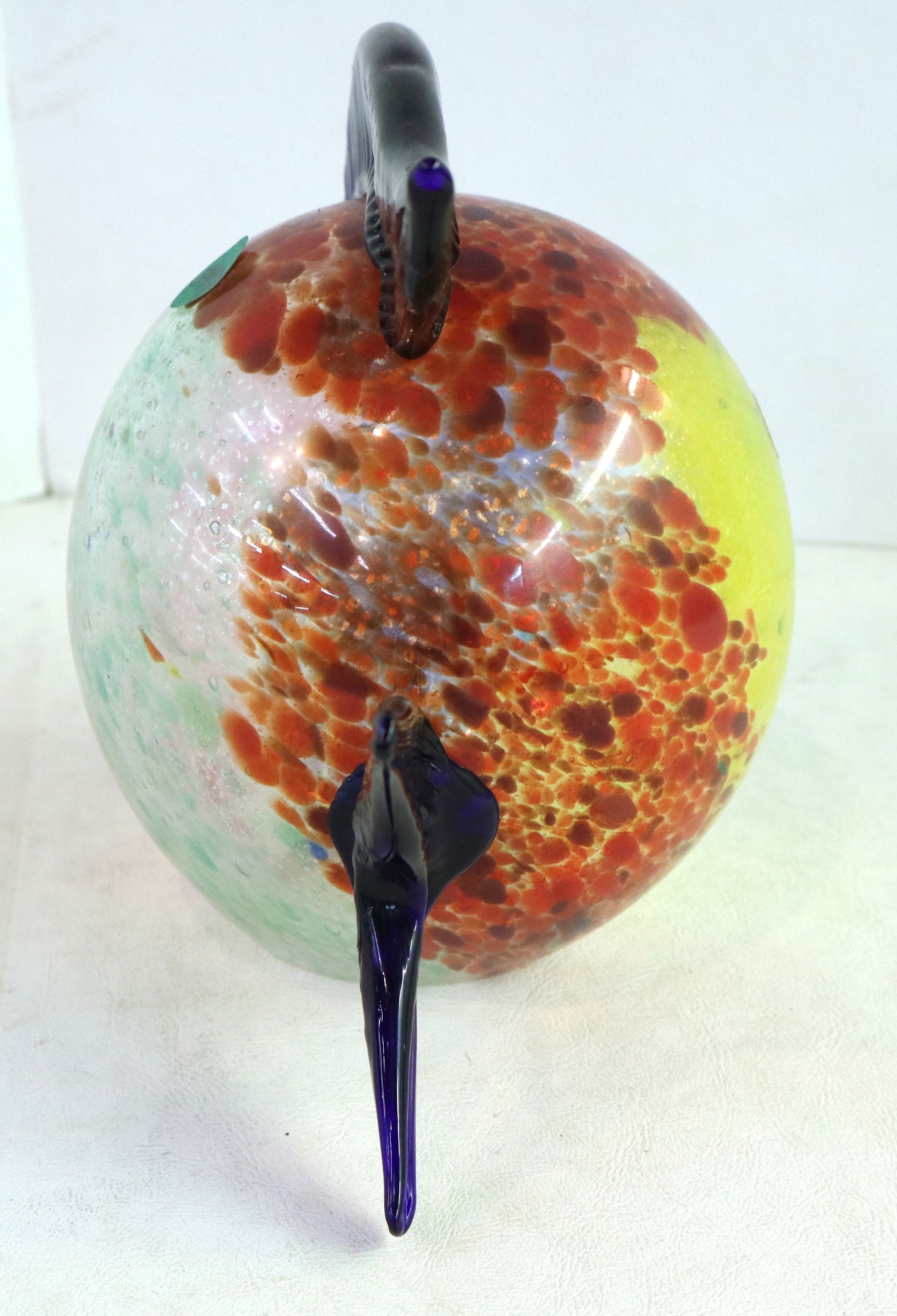 Vintage Murano glass hand blown fish