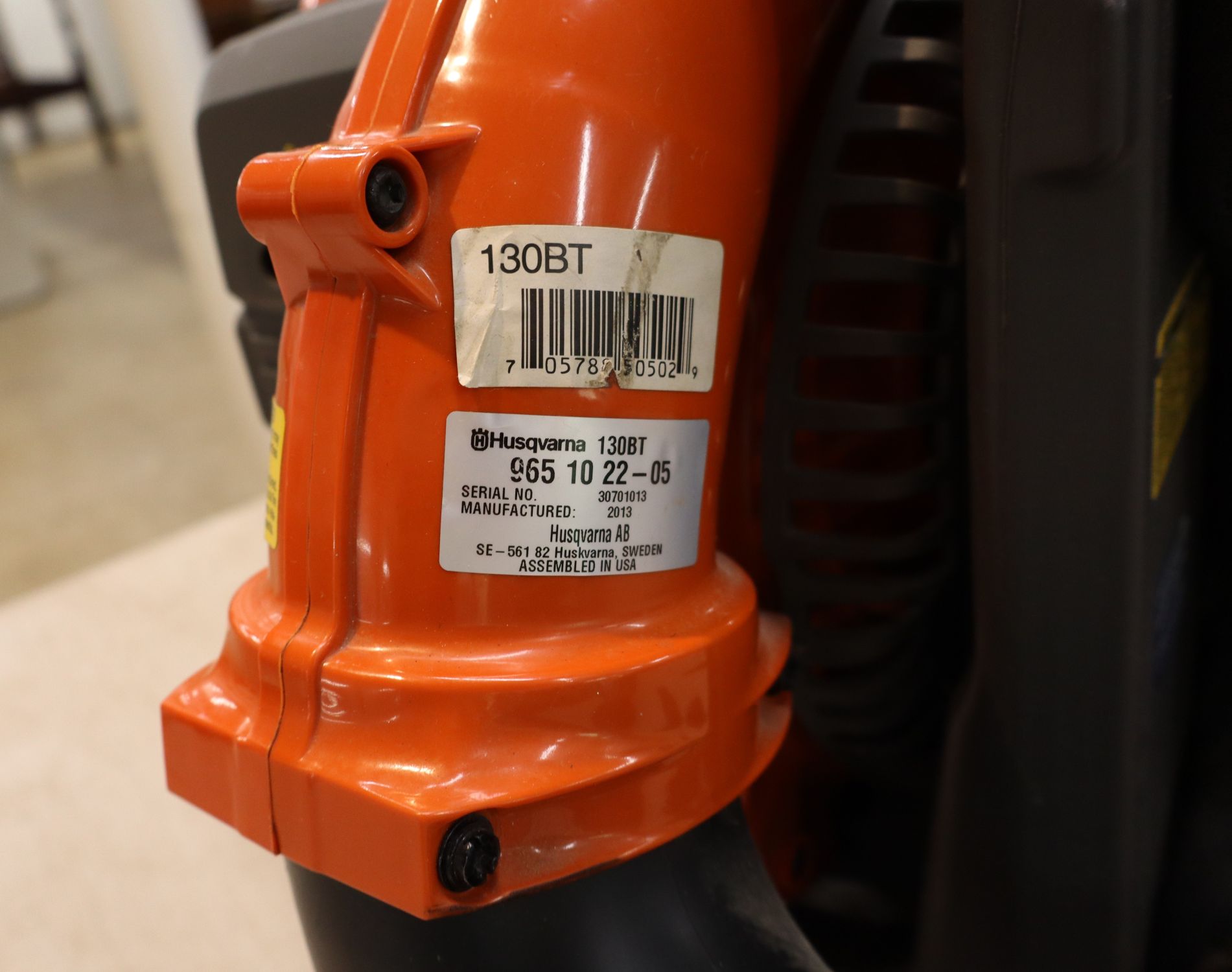 Husqvarna 130BT Gas Backpack Leaf Blower