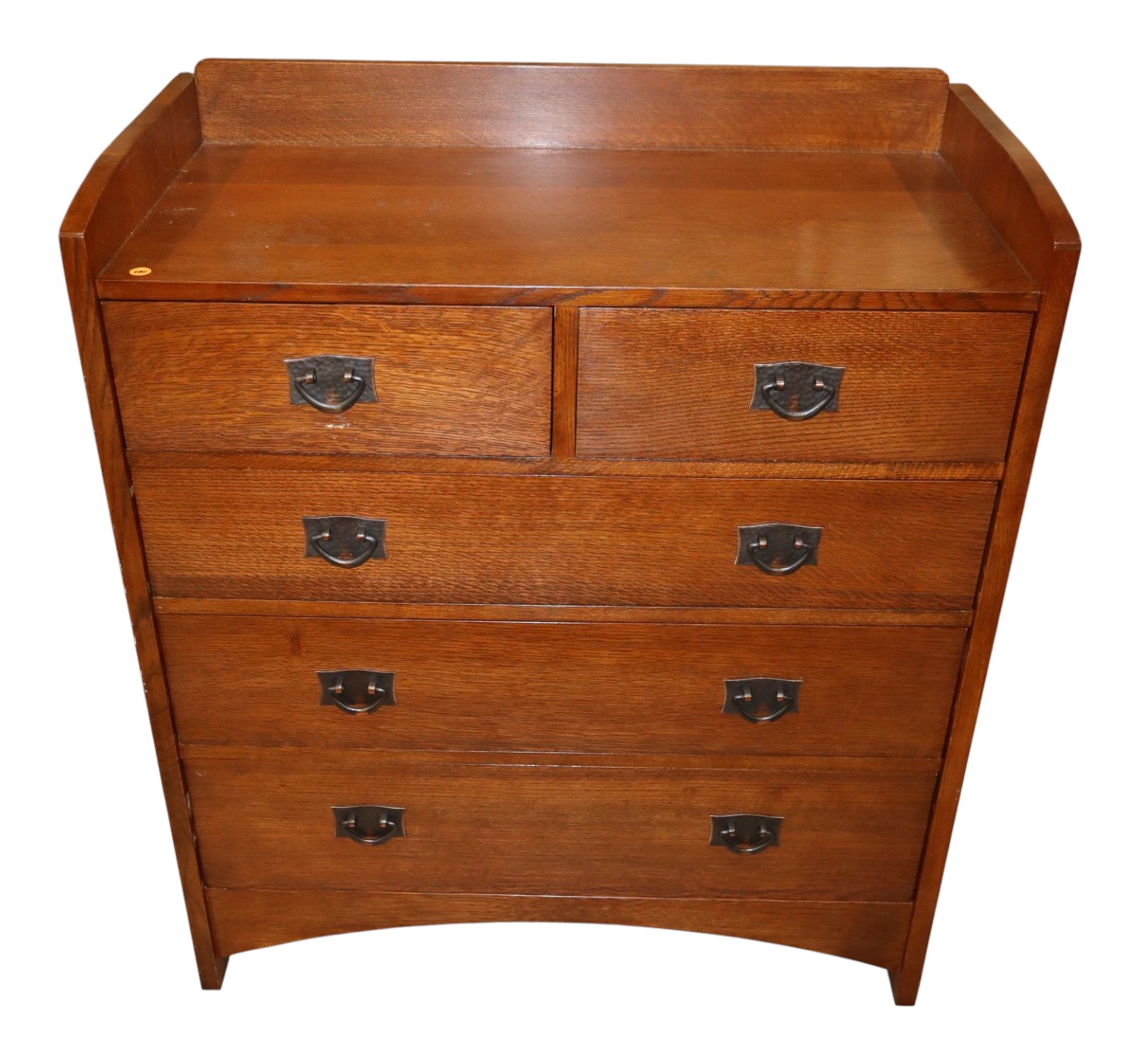 Stickley mission oak 2 over 3 drawer chest