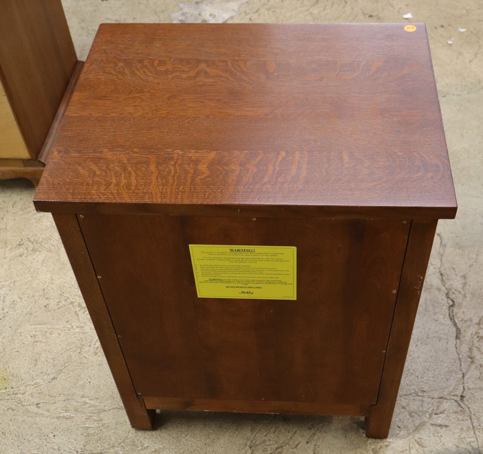 Stickley mission oak one drawer side table