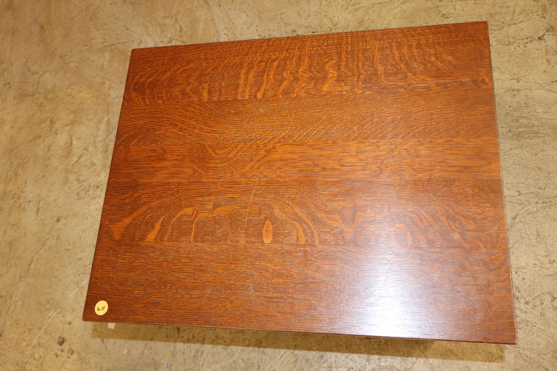 Stickley mission oak one drawer side table