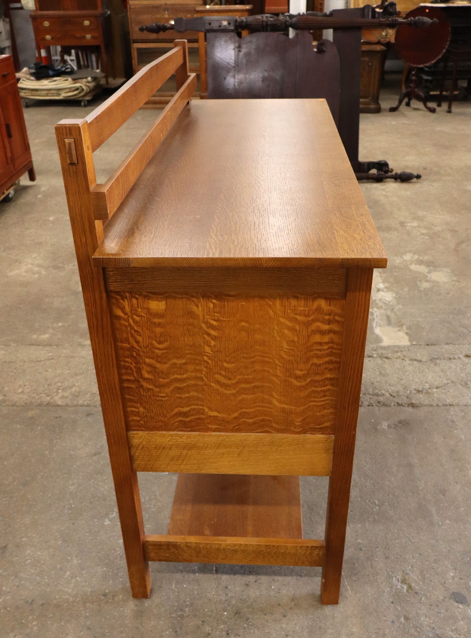 Warren Hile Studio Mission Oak 3-Drawer Buffet