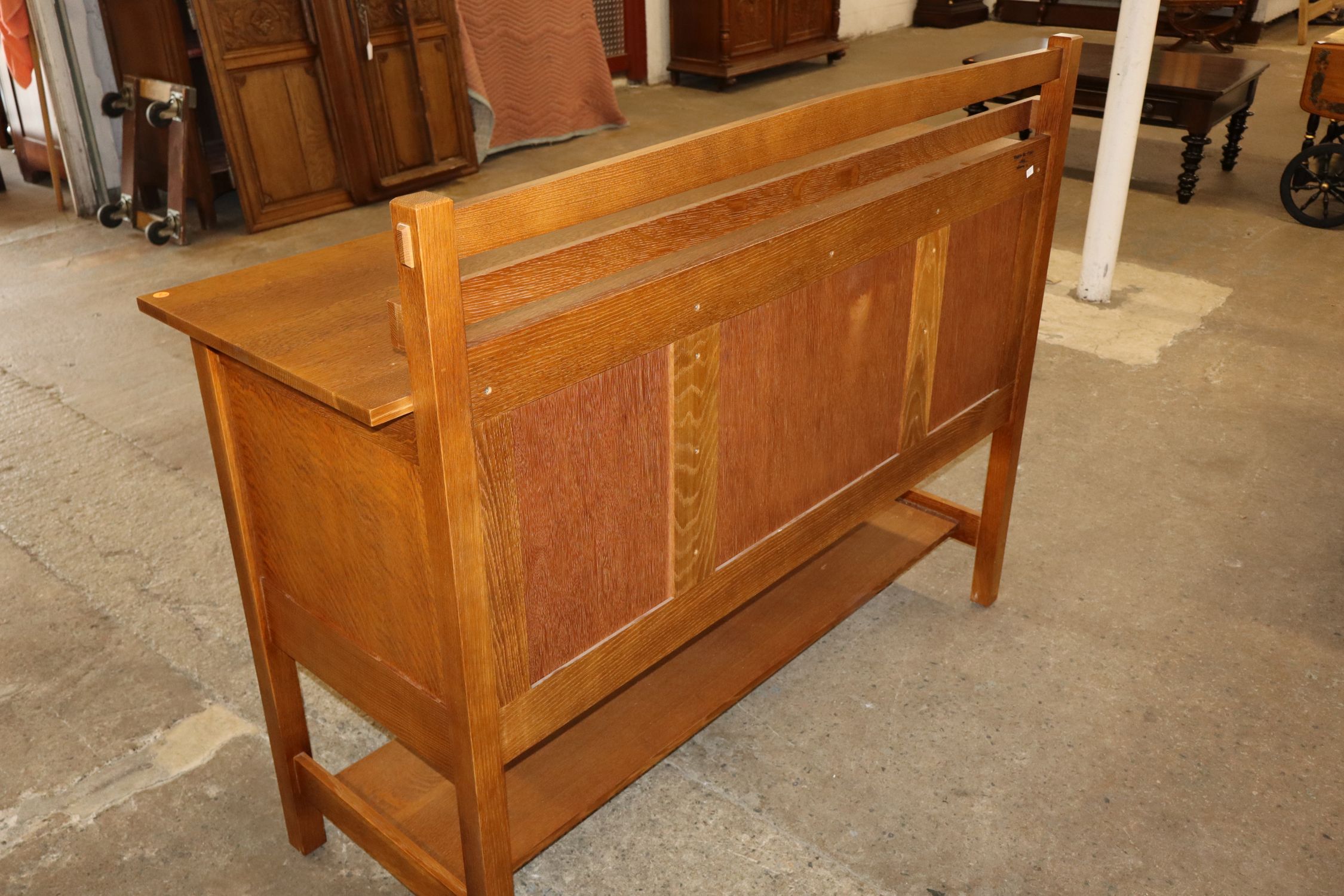 Warren Hile Studio Mission Oak 3-Drawer Buffet