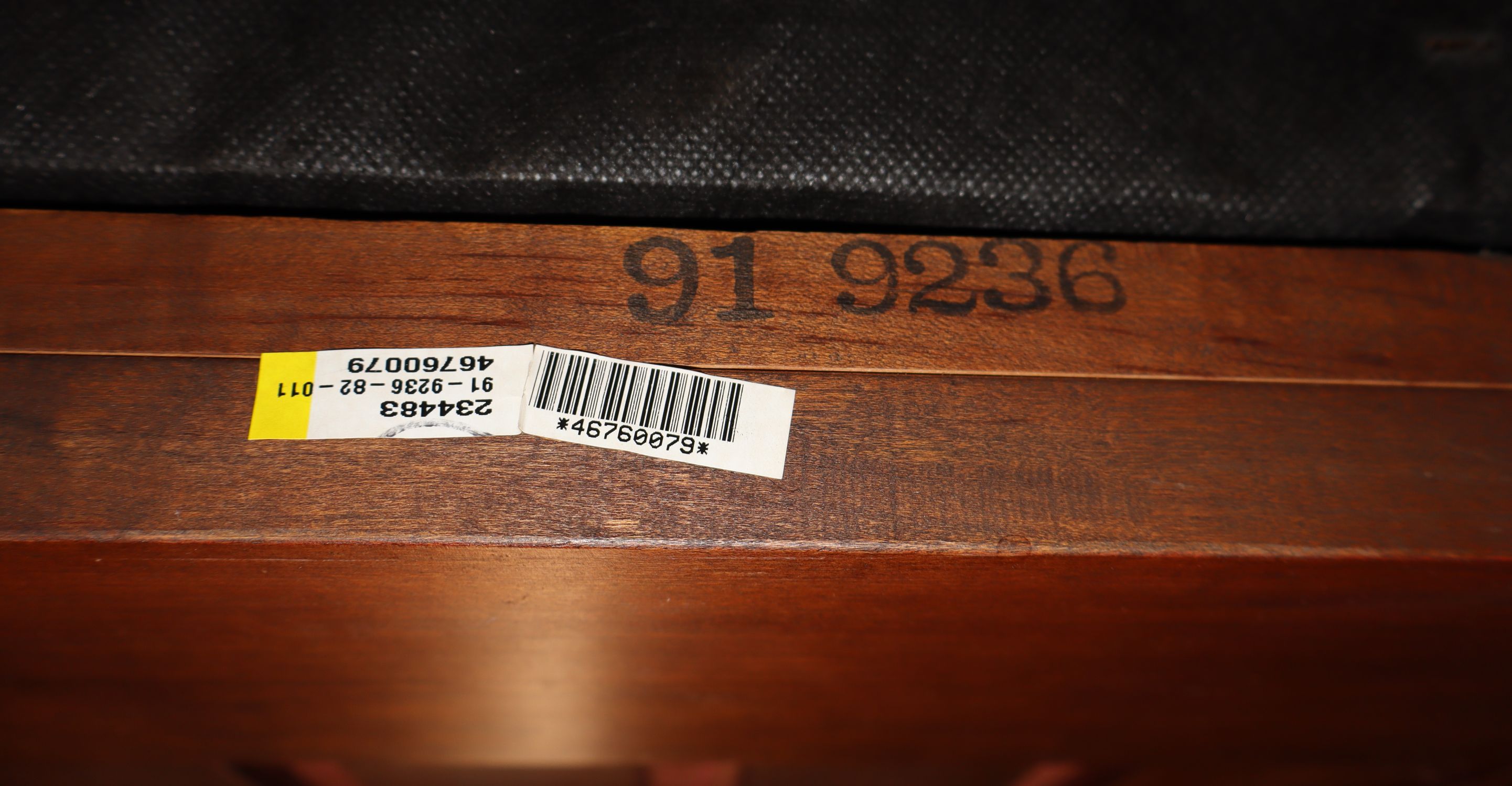 Stickley arts & crafts mission slatted cherry sofa