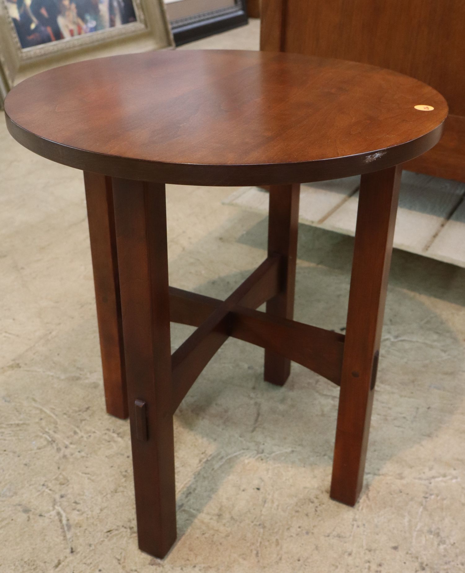 Stickley solid cherry arts & crafts 18" plant stand