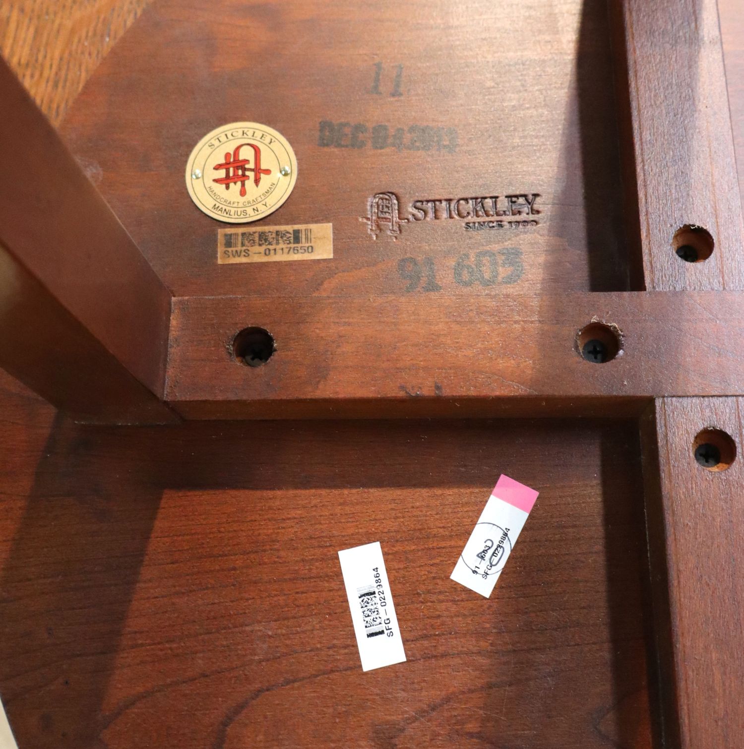 Stickley solid cherry arts & crafts 18" plant stand