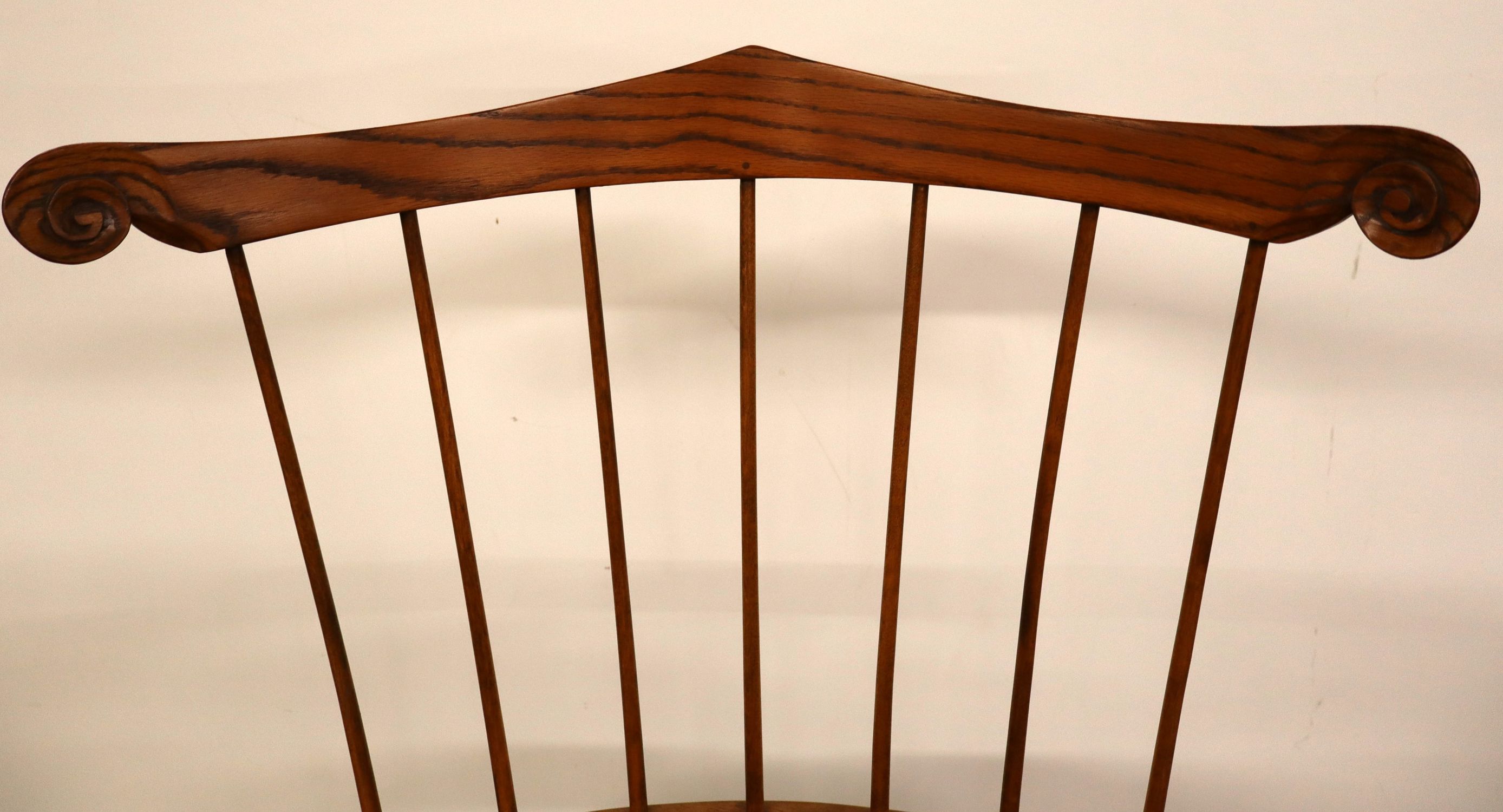 DR Dimes Windsor comb back double drawer desk chair