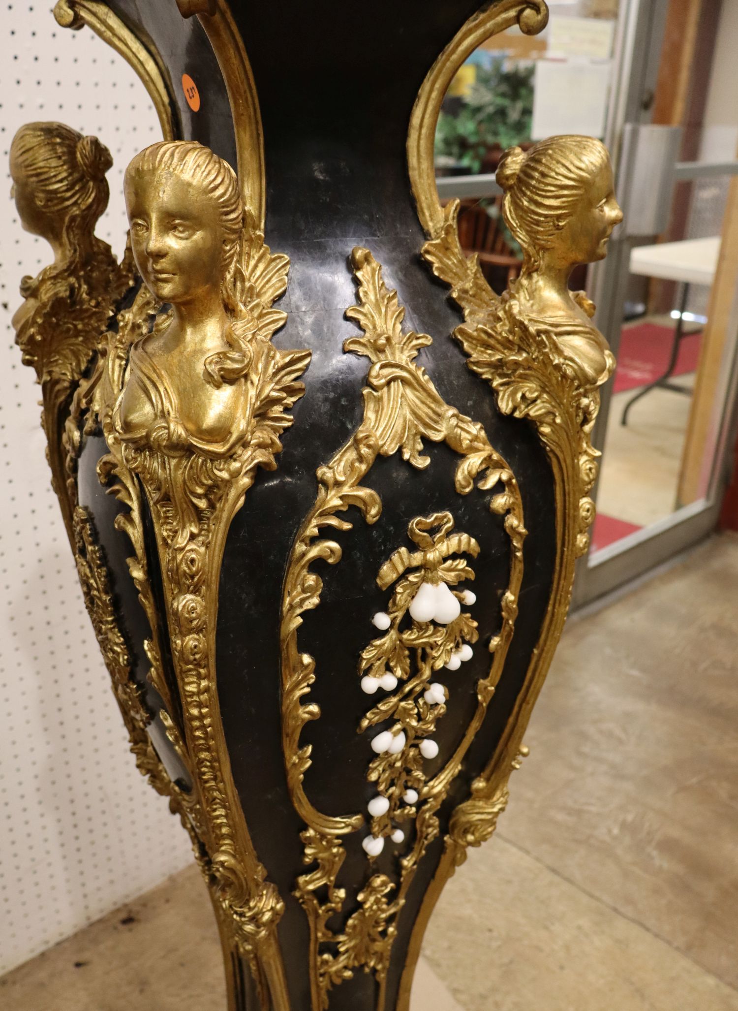 Maitland-Smith Style Marble Busts & Pedestals
