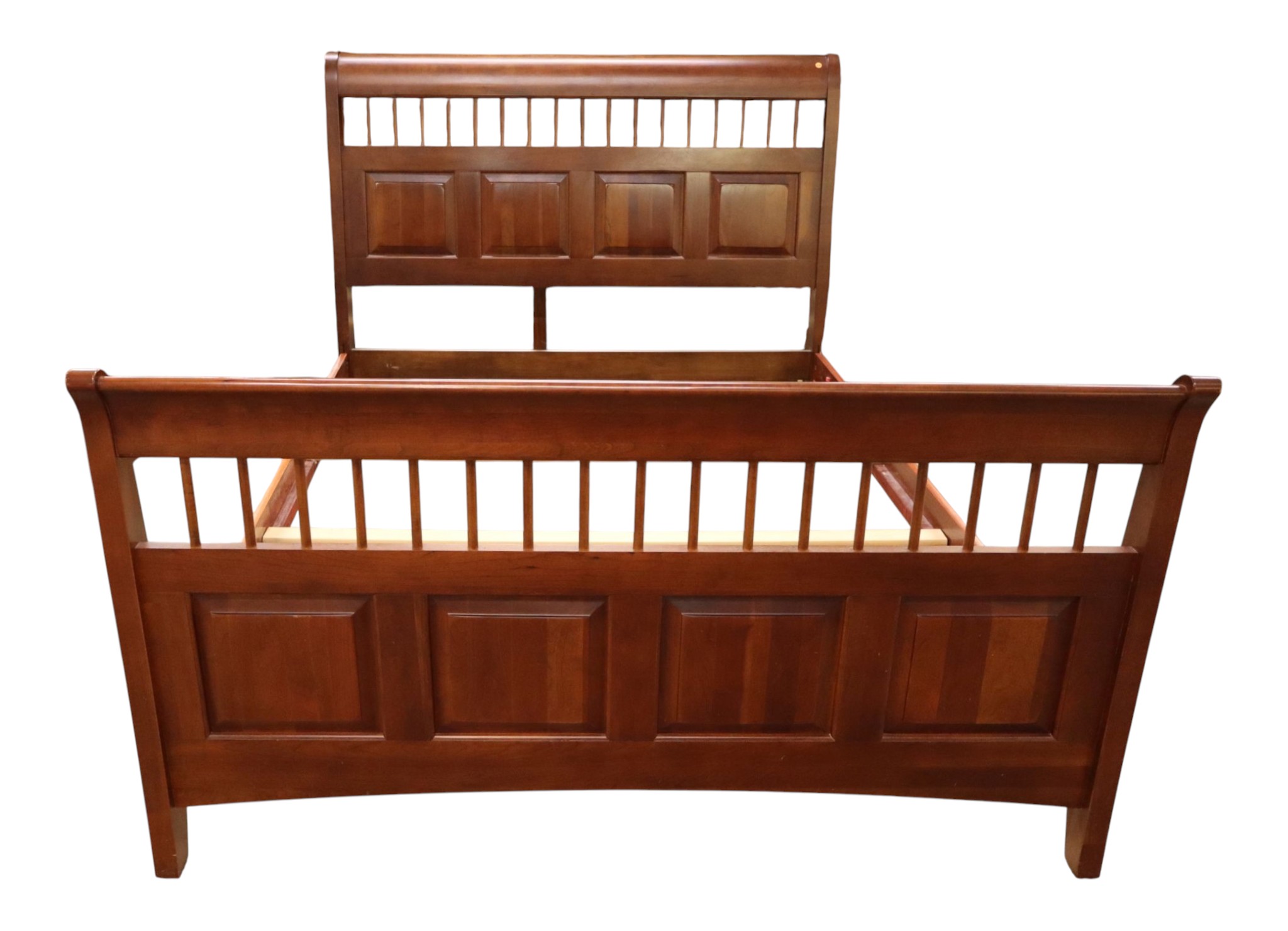 Country Cherry Queen Panel Bed Footprint 50.5"h