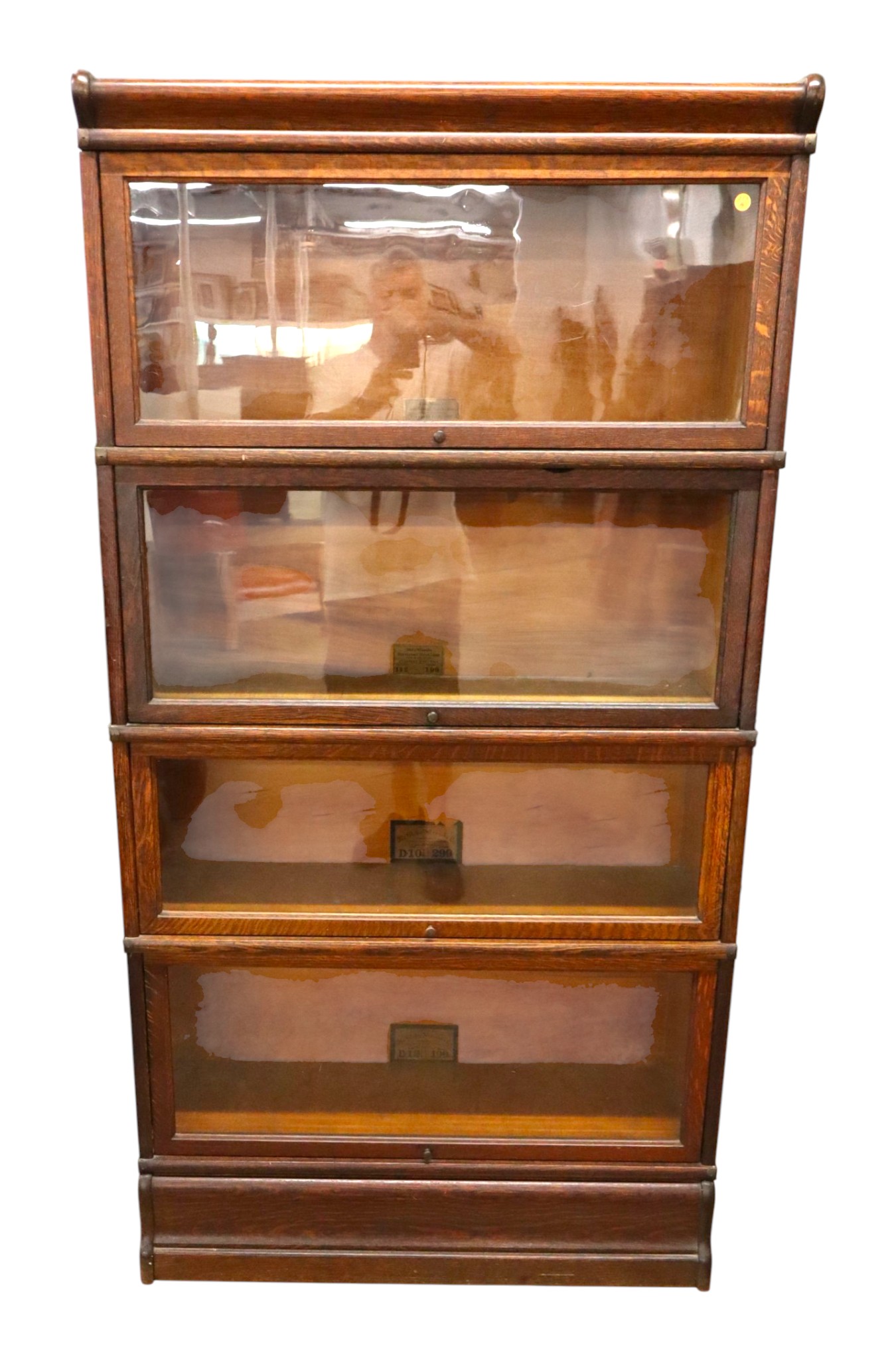 Globe Wernicke 4-Stack Oak Barrister Bookcase