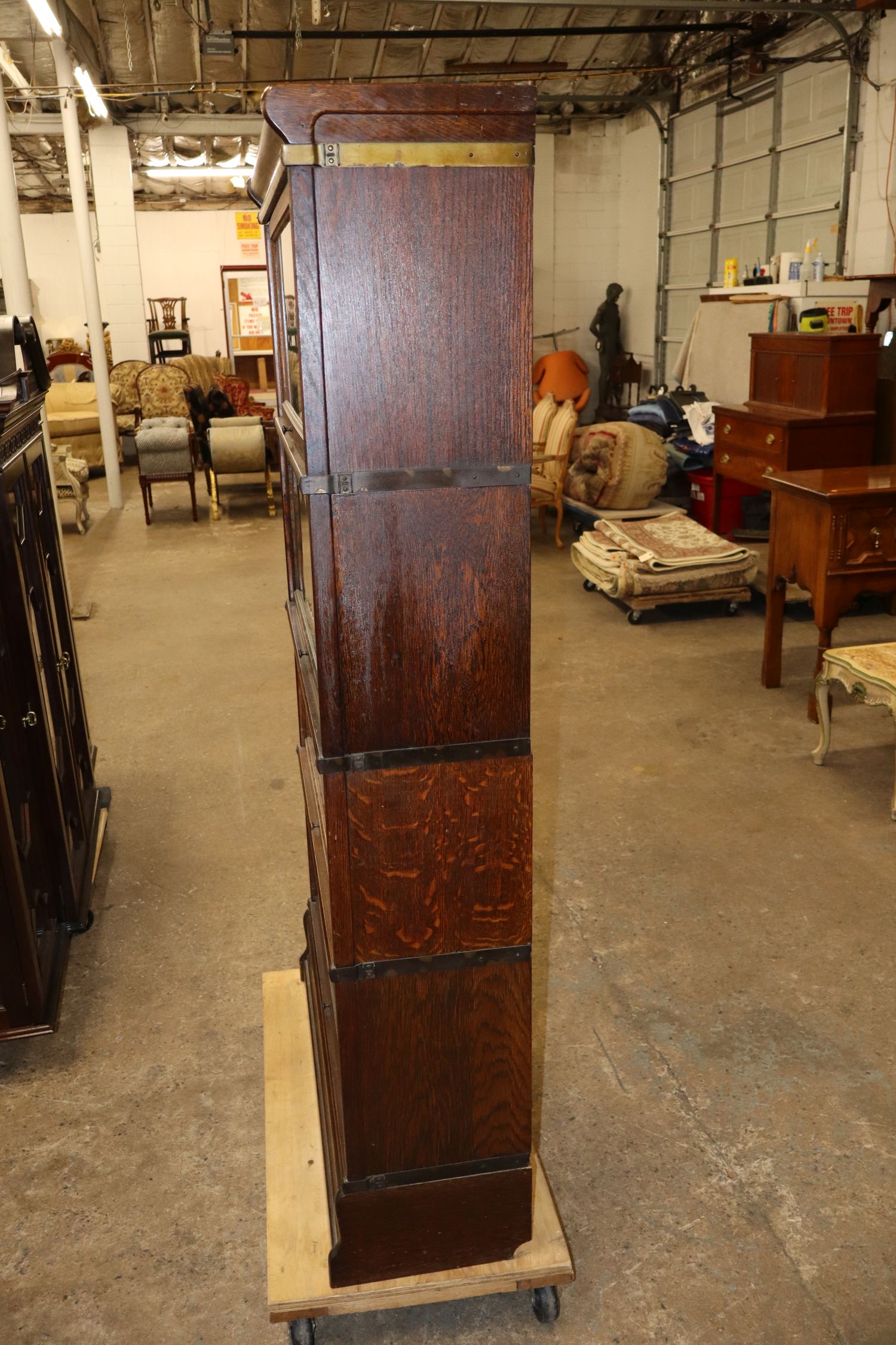 Globe Wernicke 4-Stack Oak Barrister Bookcase