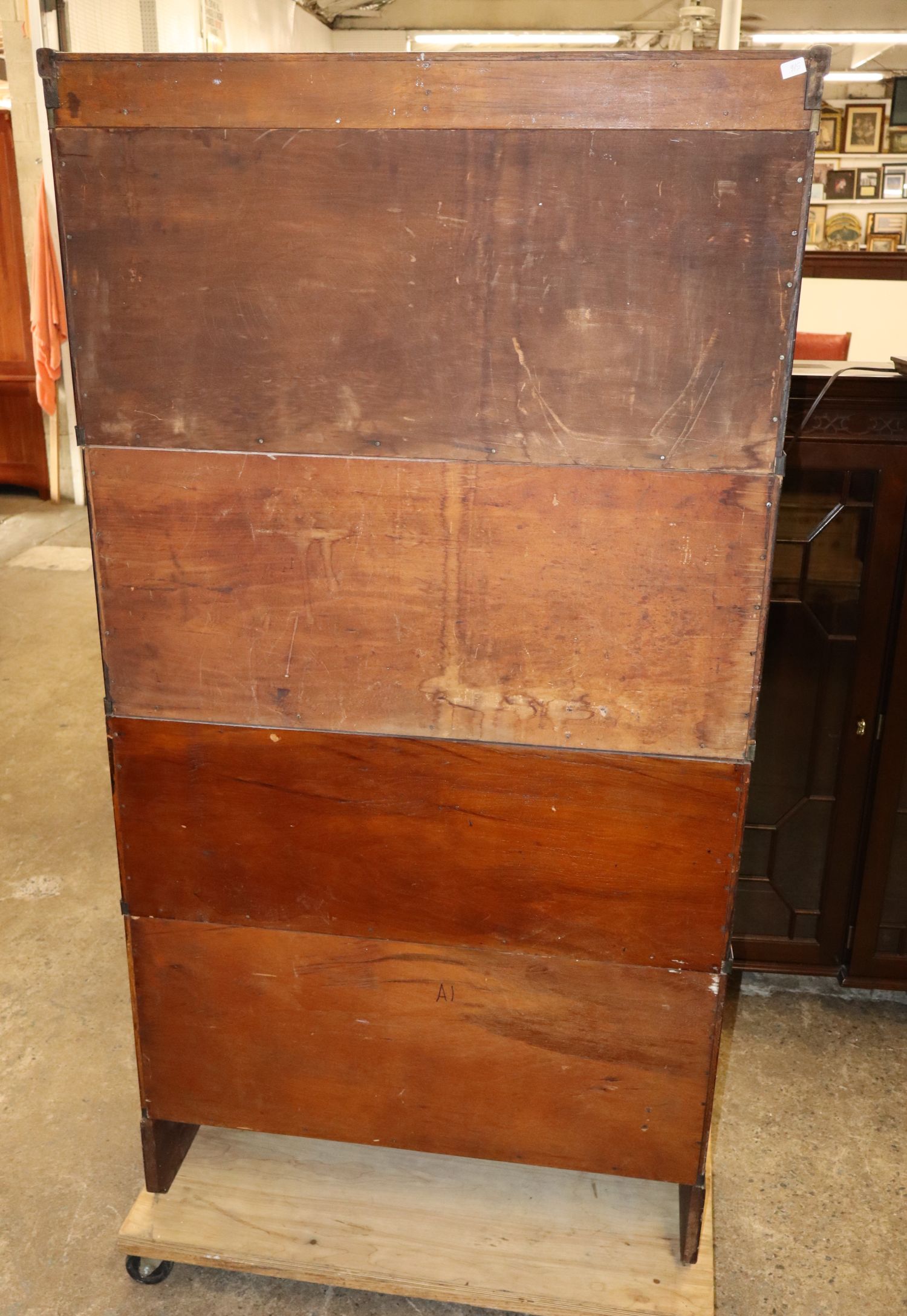 Globe Wernicke 4-Stack Oak Barrister Bookcase