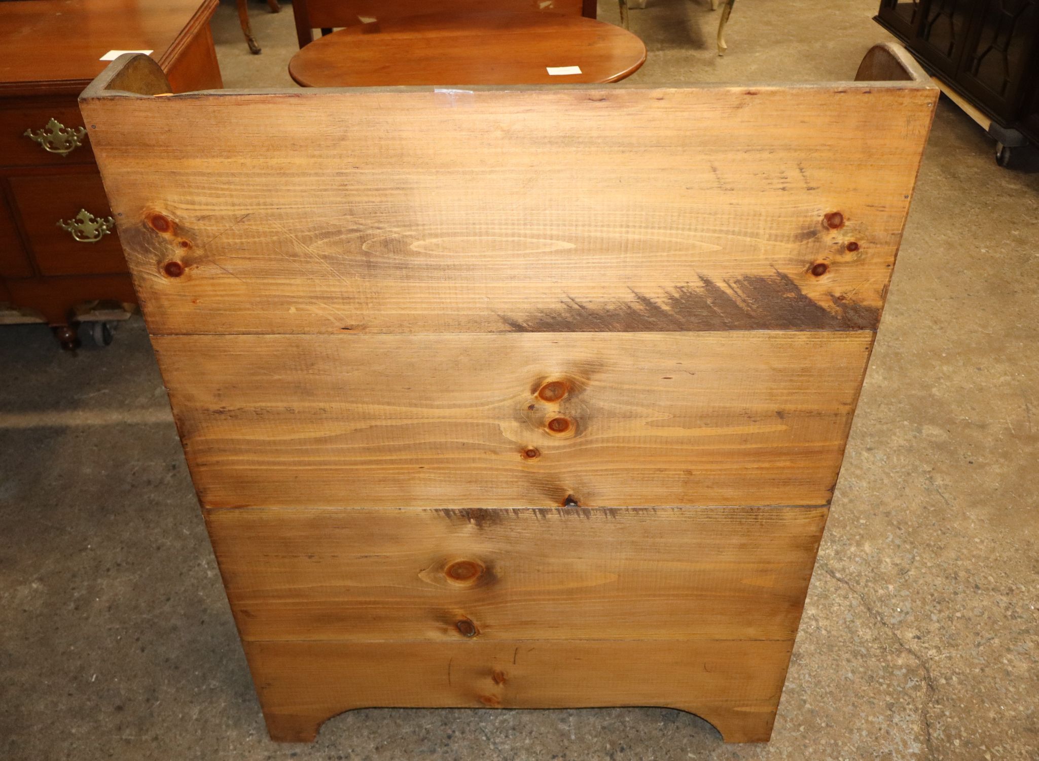 Antique Primitive Dry Sink Mustard Grain Paint