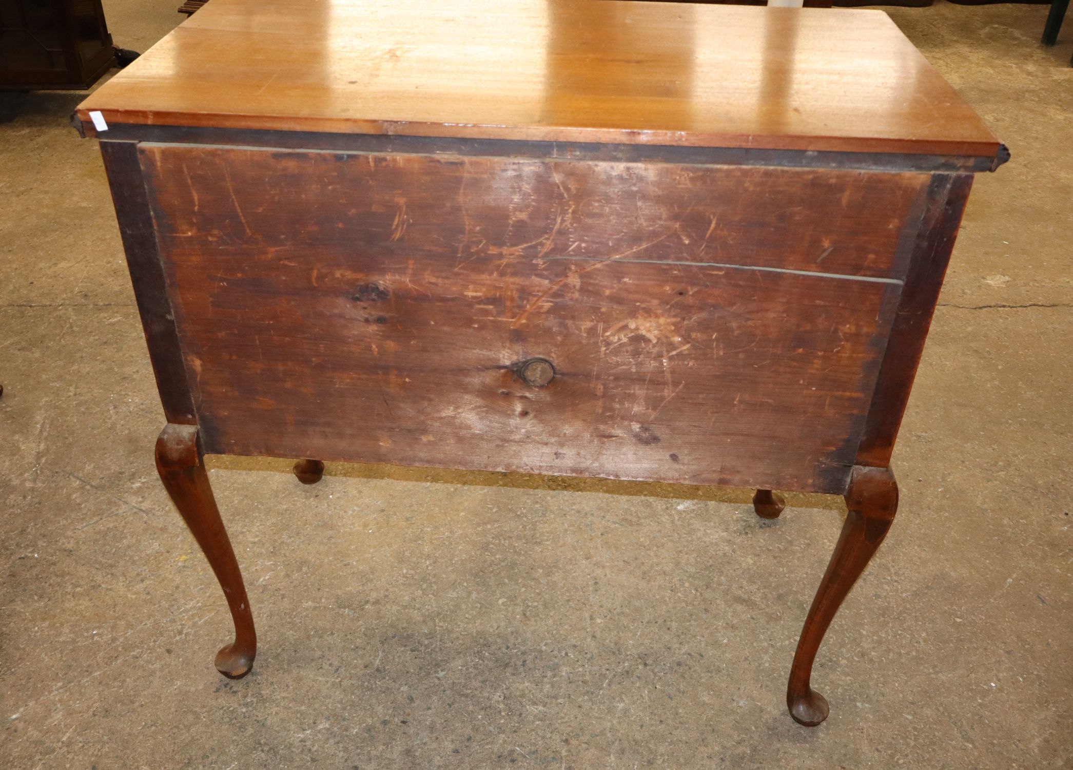 QA Shell Carved Mahogany Lowboy Circa. 1780-1820's