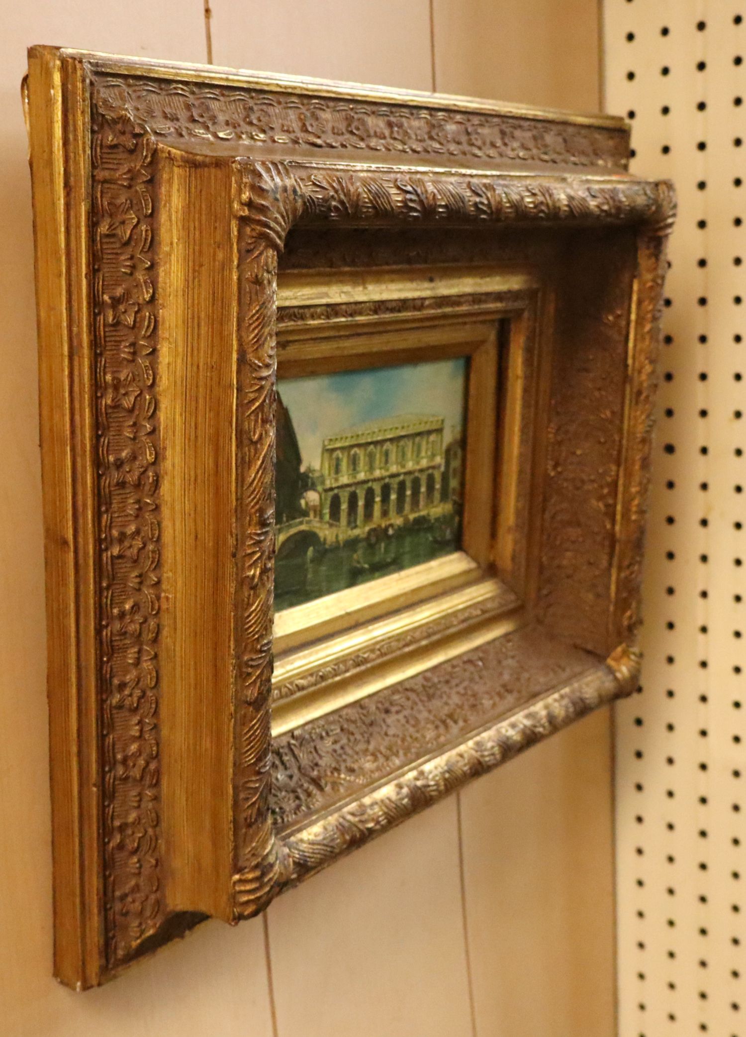 Venice Grand Canal Geo Rowney Oil Painting Framed