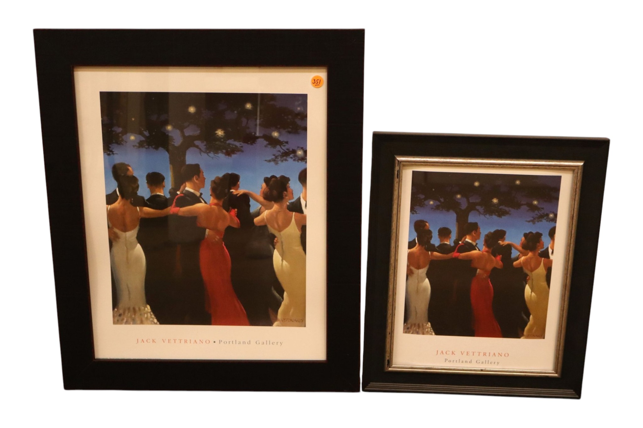 2 Jack Vettriano Portland Gallery Framed Prints
