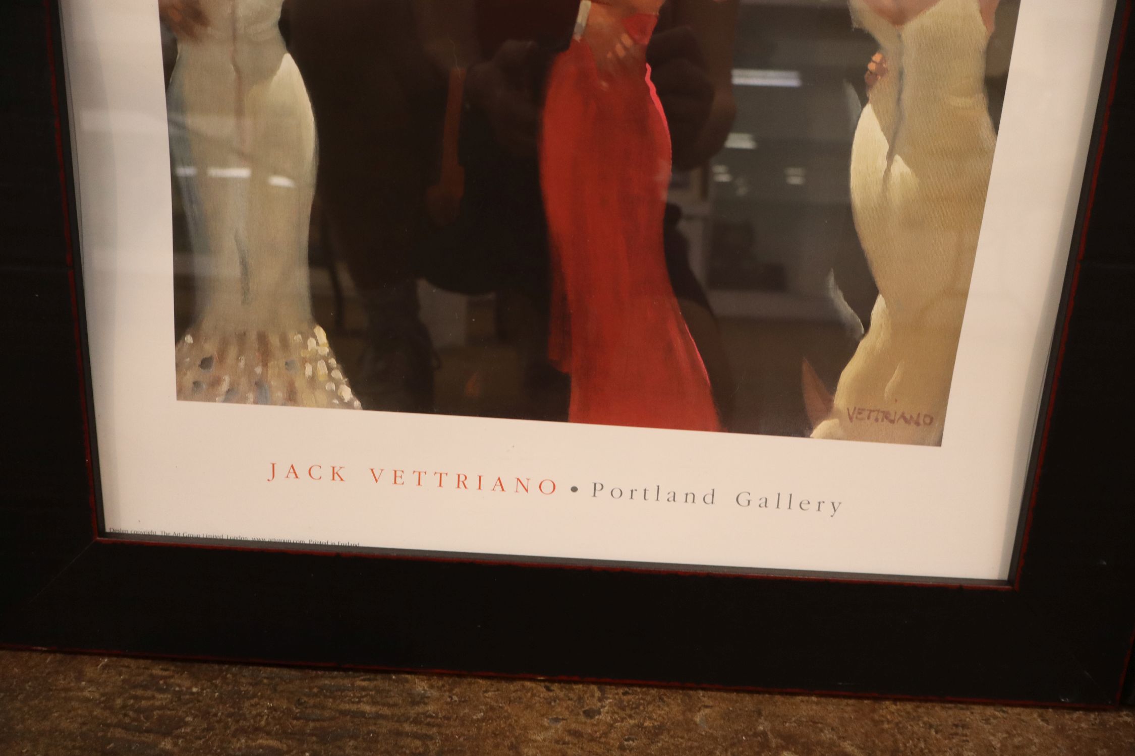 2 Jack Vettriano Portland Gallery Framed Prints