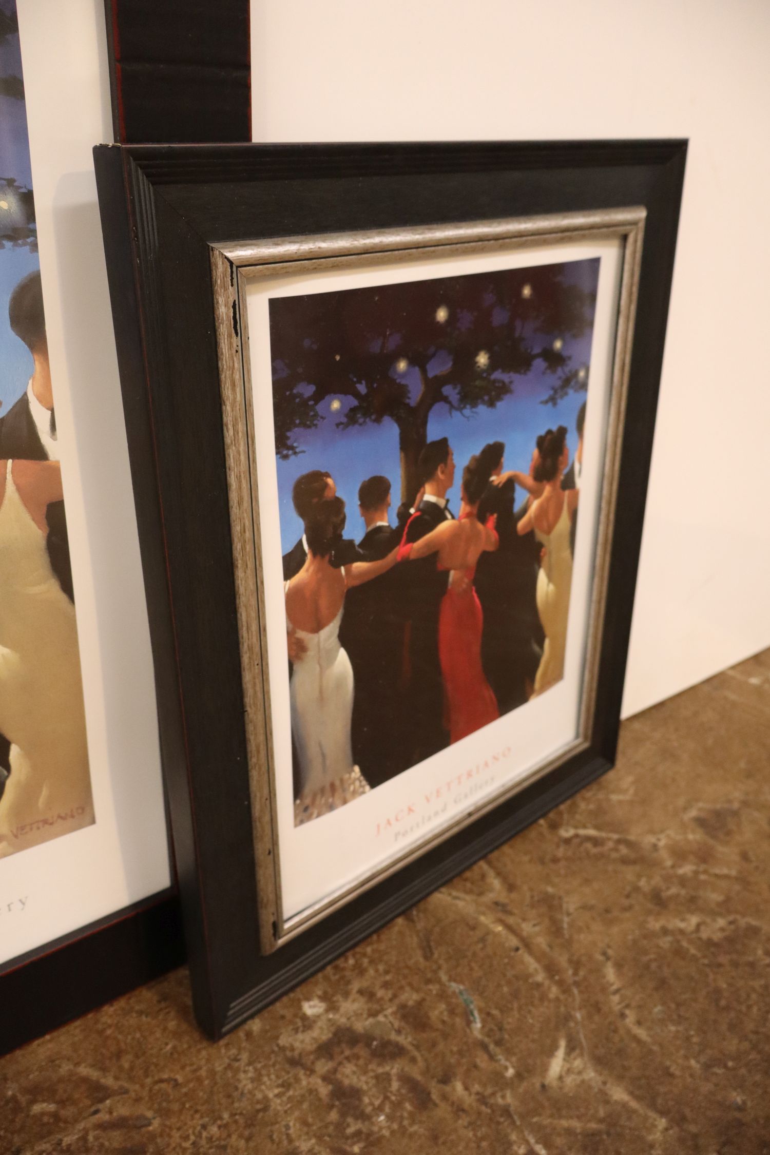 2 Jack Vettriano Portland Gallery Framed Prints
