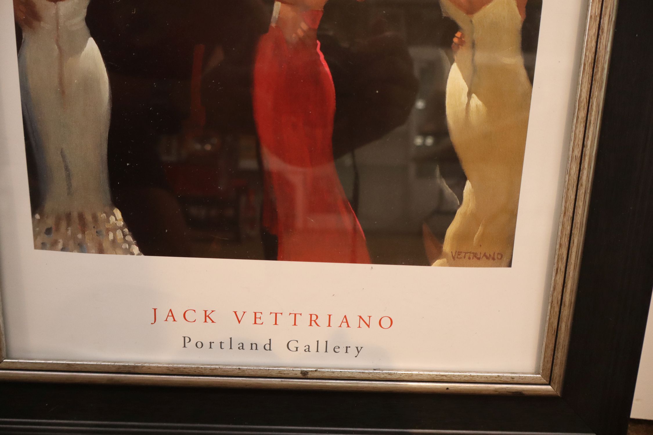 2 Jack Vettriano Portland Gallery Framed Prints