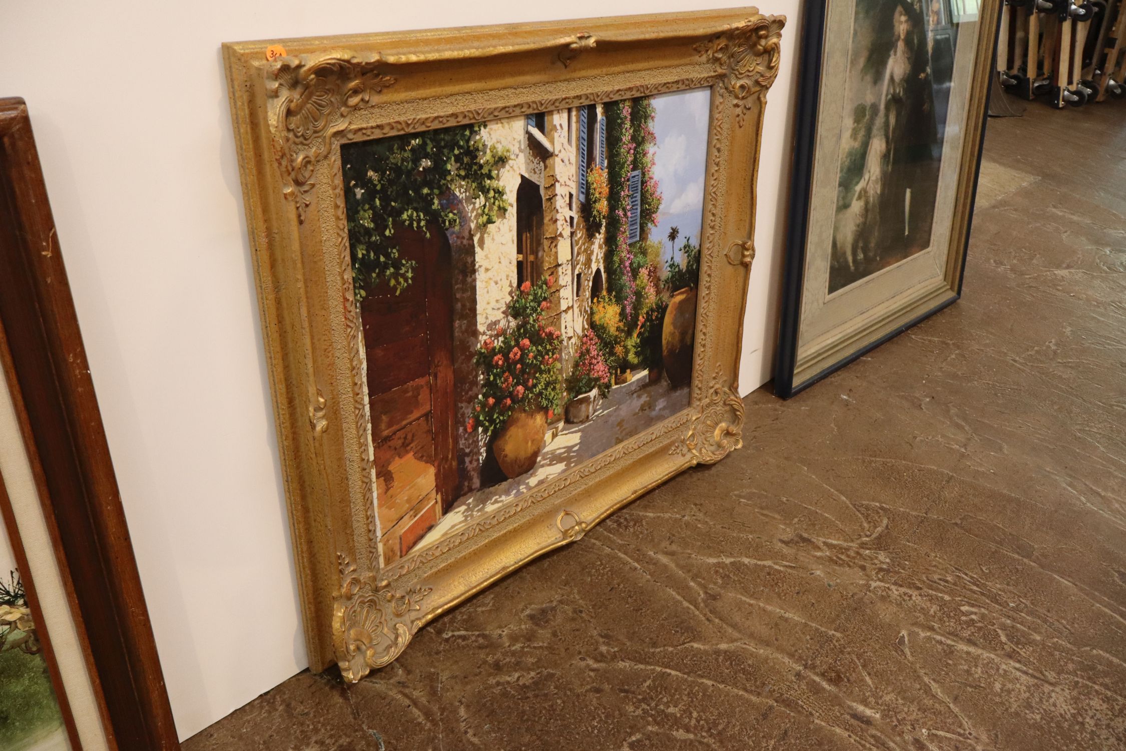 Guido Borelli La Bella Strada Signed Canvas Giclee