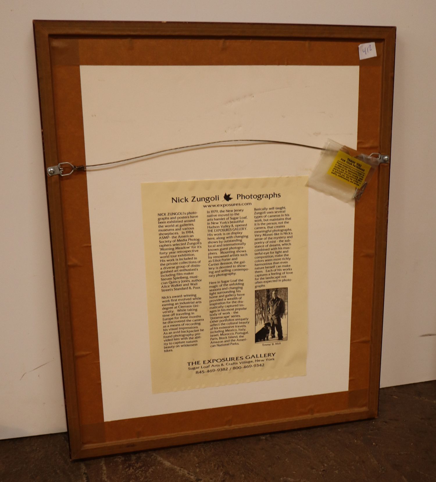 Nick Zungoli Sg. Photo Wallkill Reflection 20/300