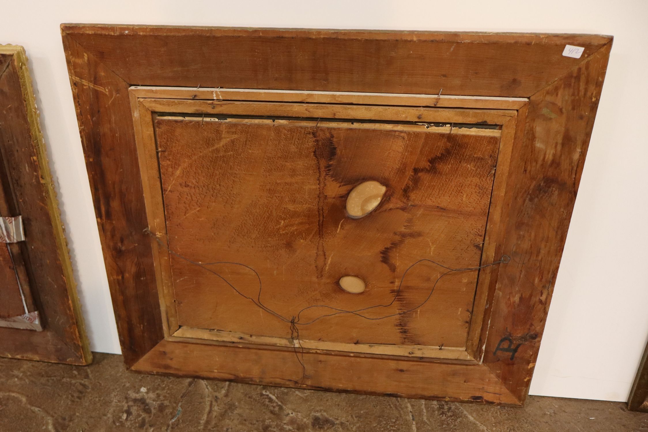 Antique W.H. Chandler Farmhouse Print Gilt Frame