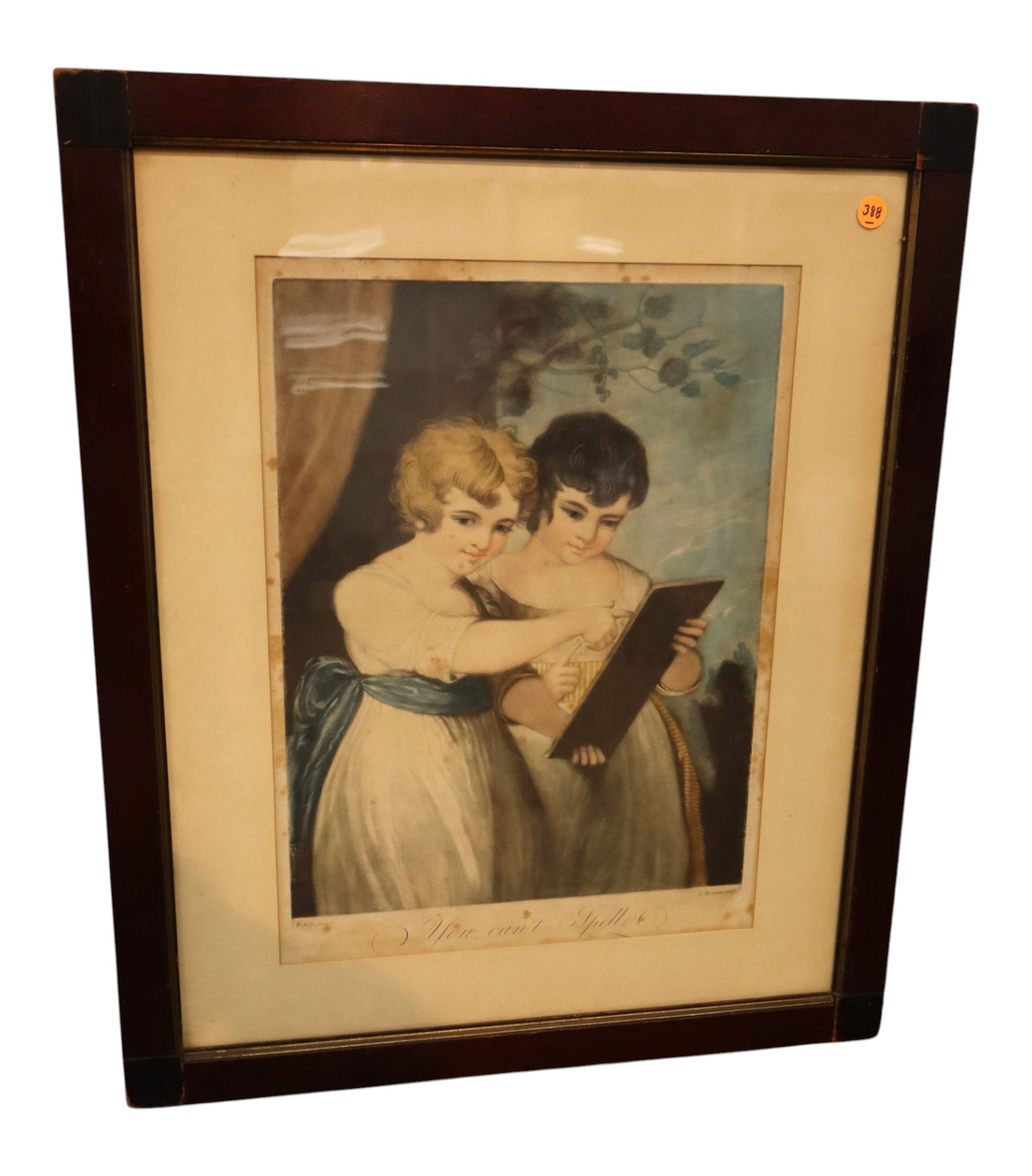 Antique You Can't Spell Print Wanamaker in Frame