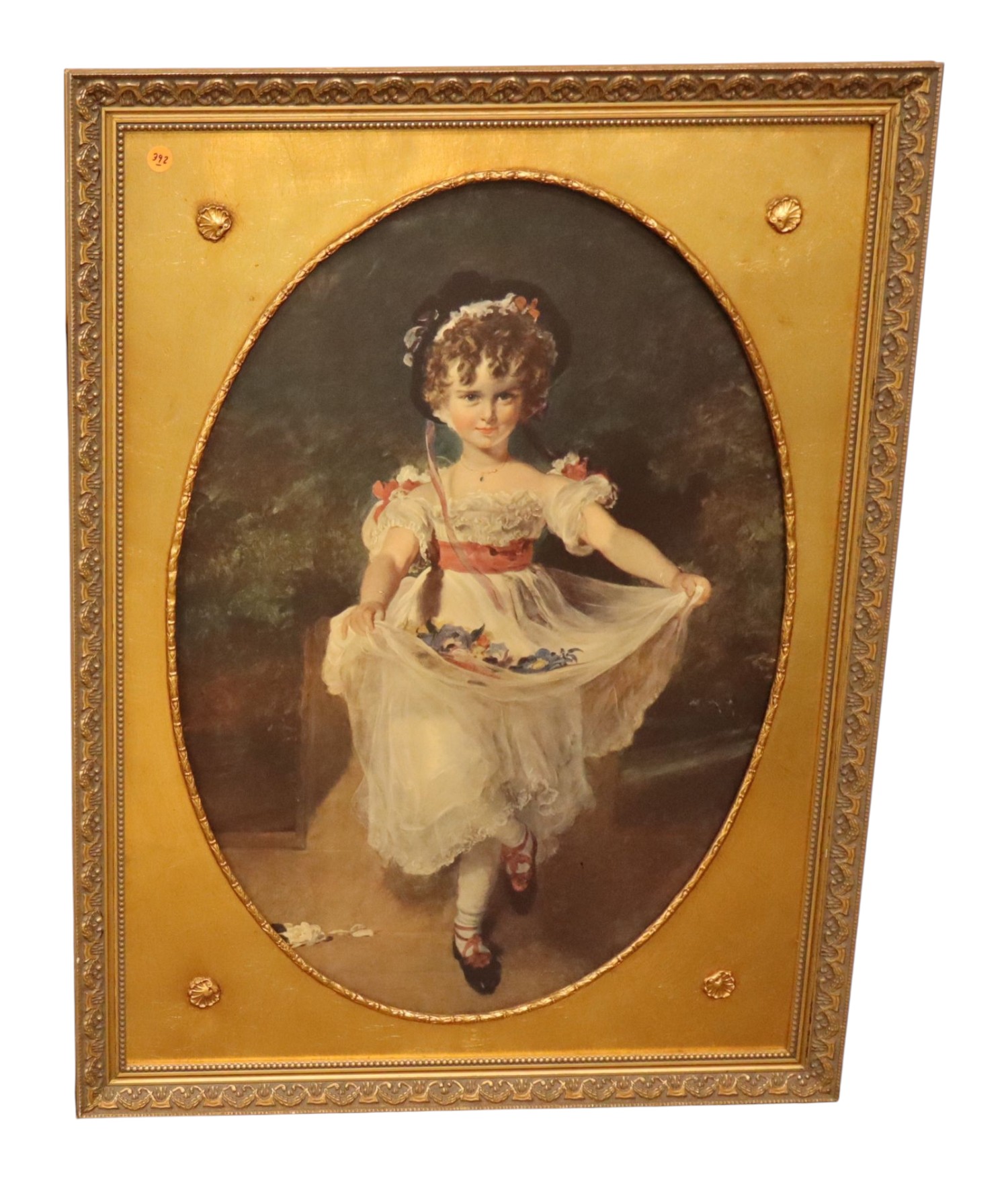 Antique Miss Murray Thomas Lawrence Portrait Frame