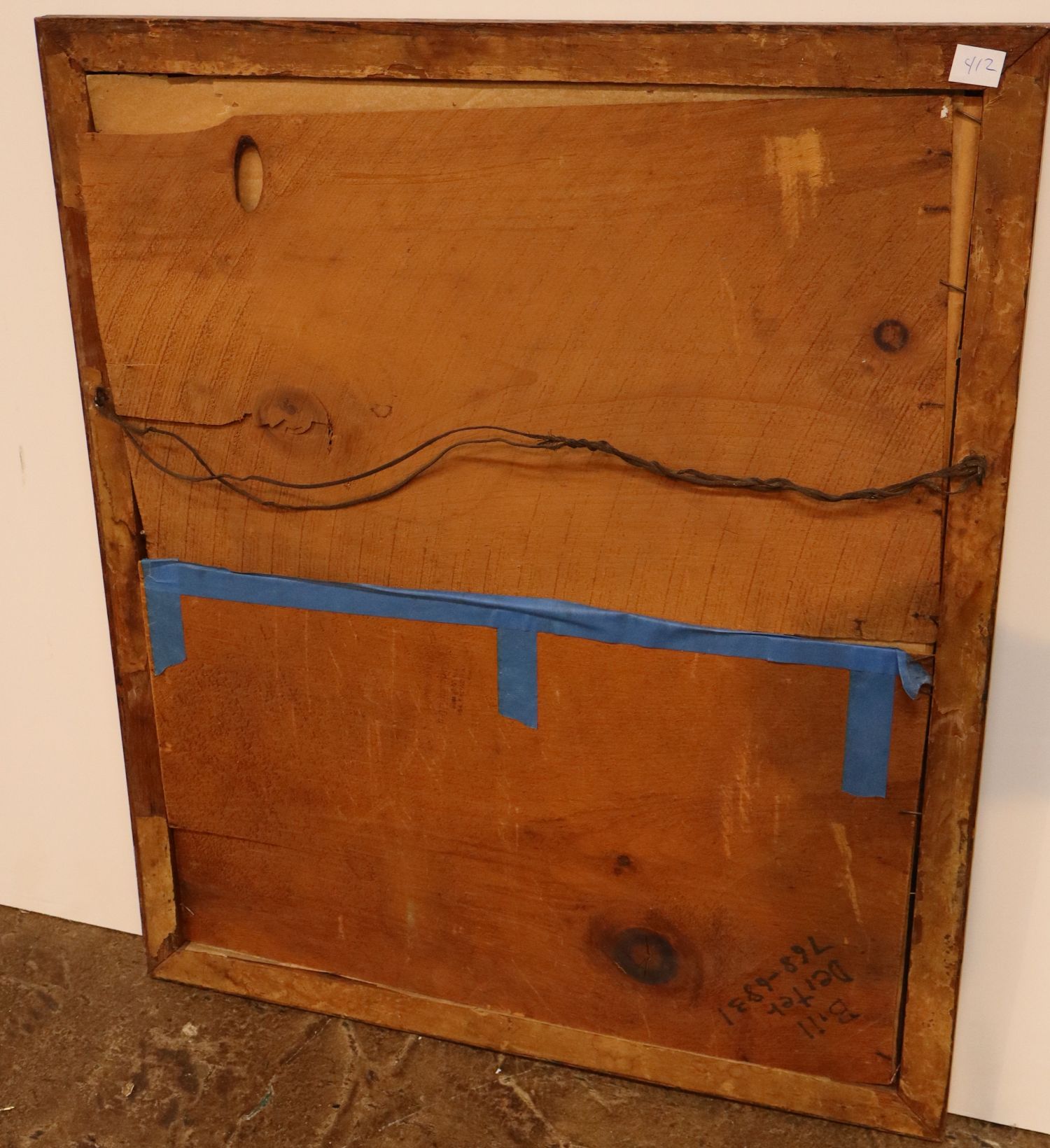 Antique March Brothers Abraham Lincoln Litho Frame
