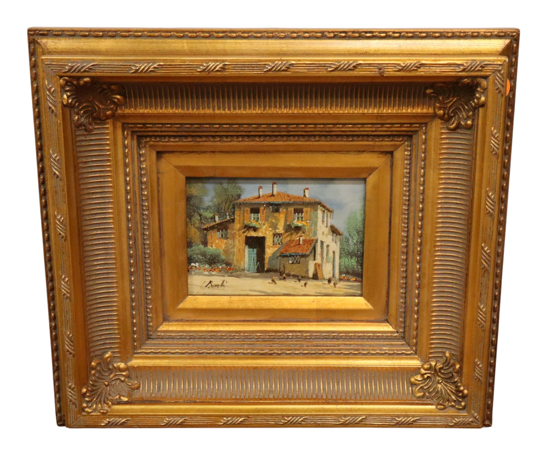 Guido Borelli Il Campagna Original Oil Painting