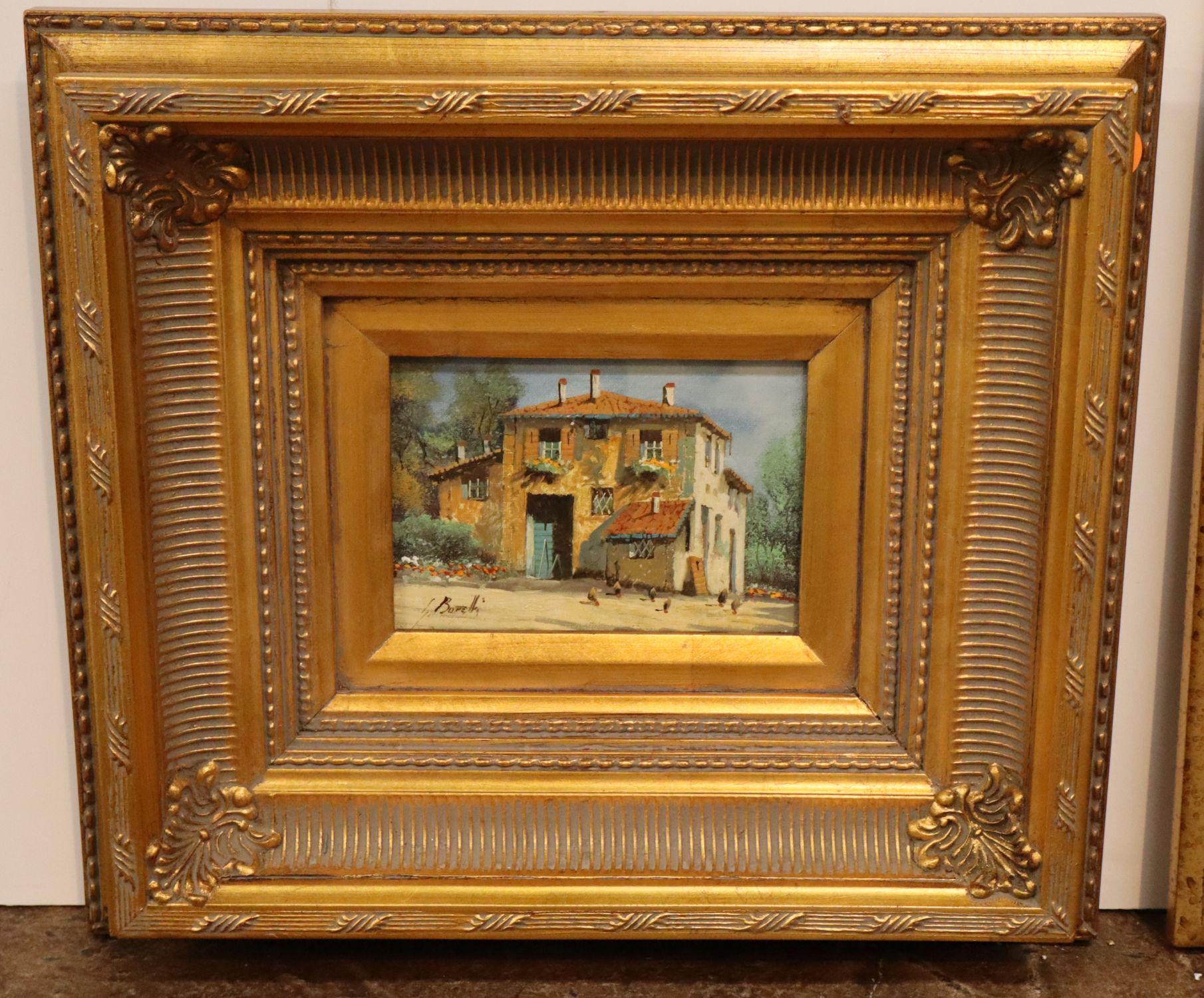 Guido Borelli Il Campagna Original Oil Painting