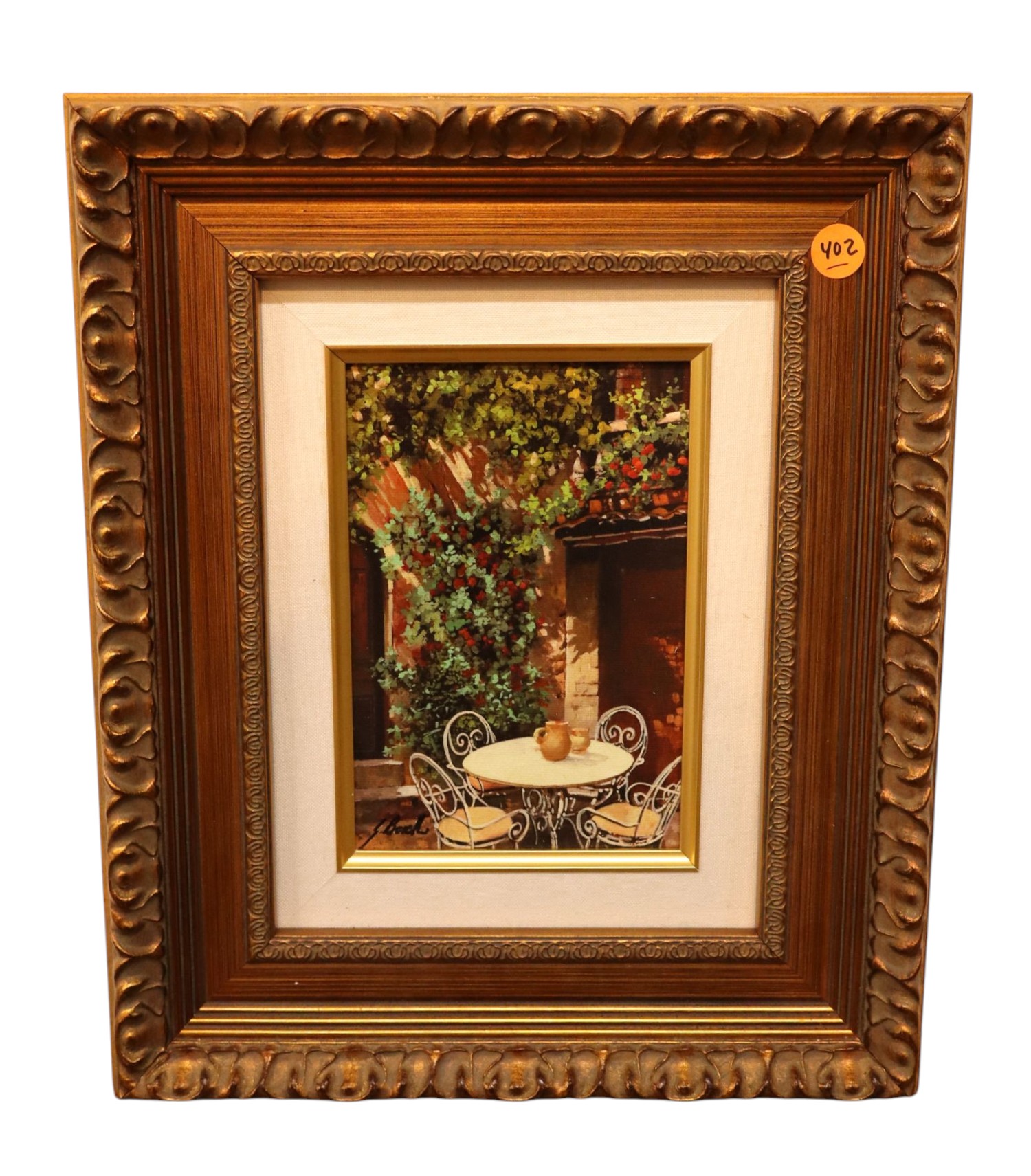 Guido Borelli Quattro Sede Signed Giclee Frame