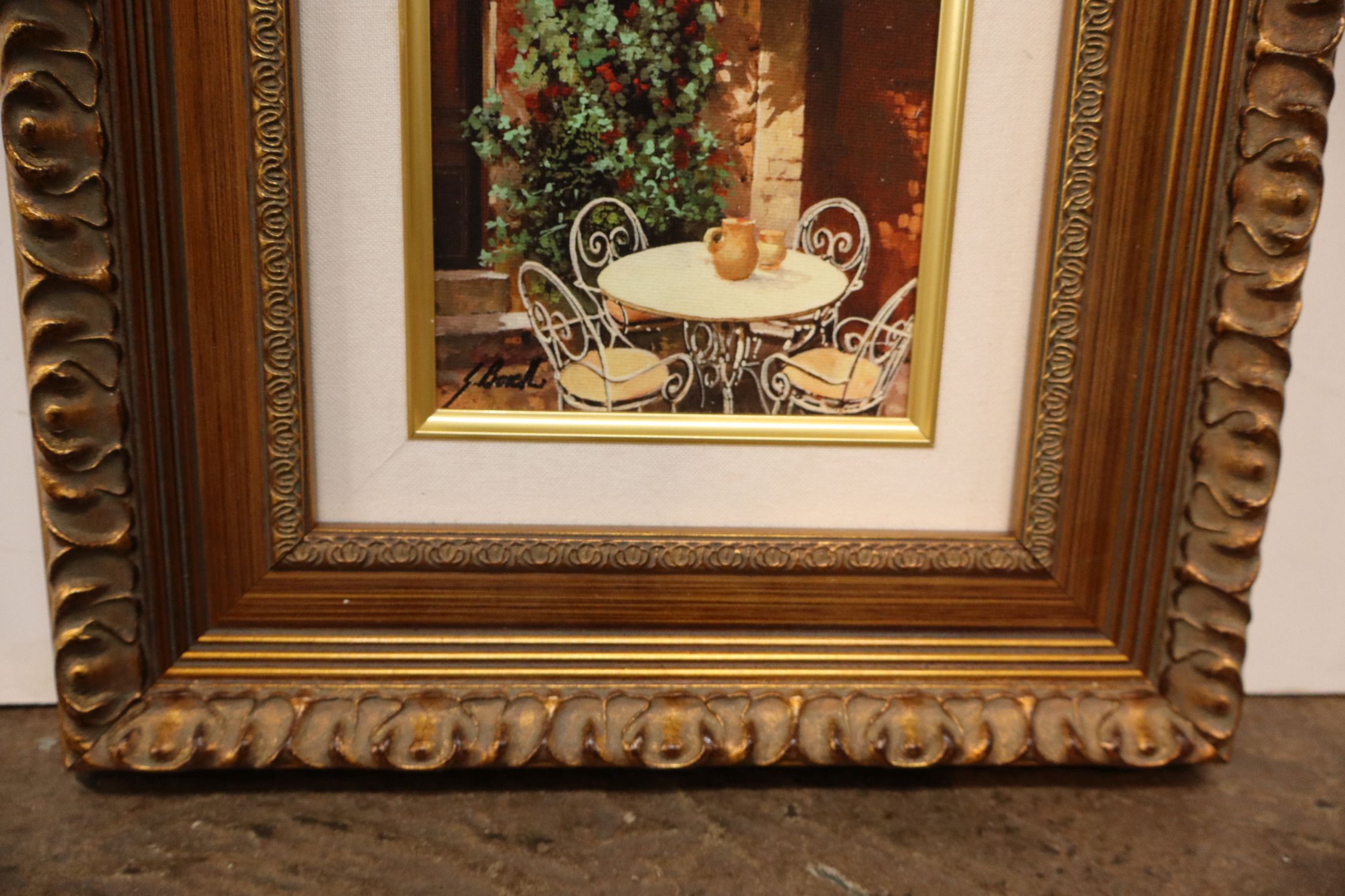 Guido Borelli Quattro Sede Signed Giclee Frame