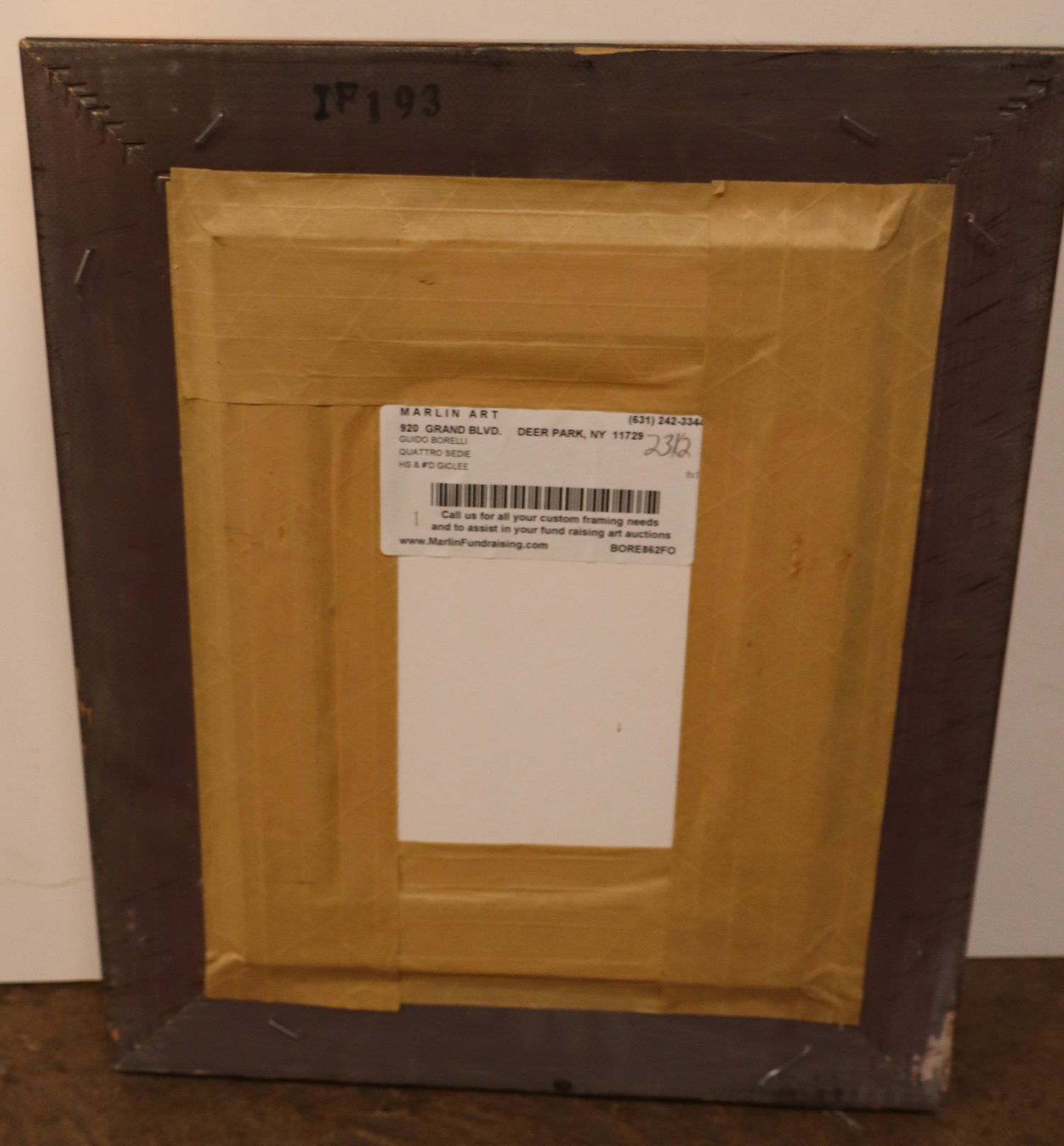 Guido Borelli Quattro Sede Signed Giclee Frame