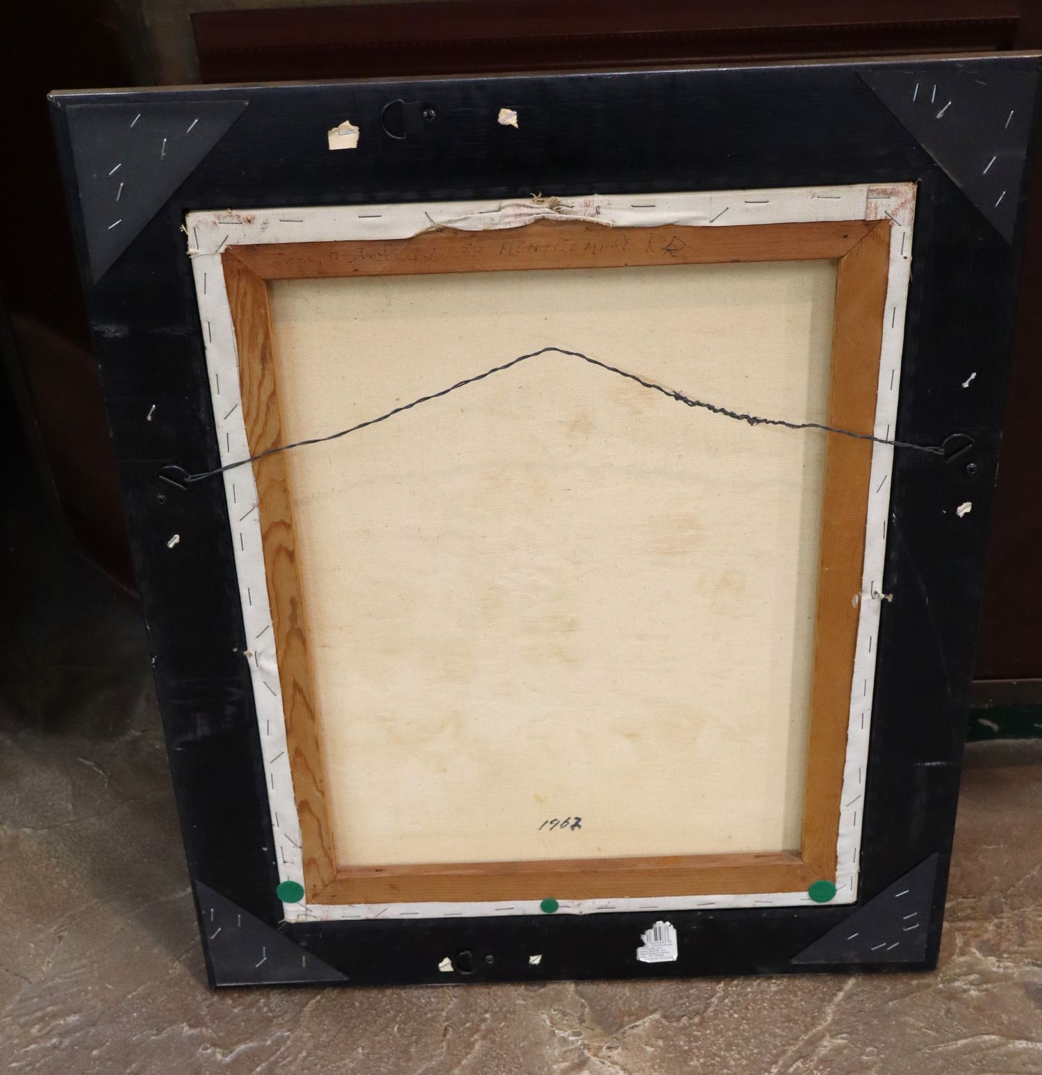 Mary Petrukubi Original Floral Oil Painting Frame