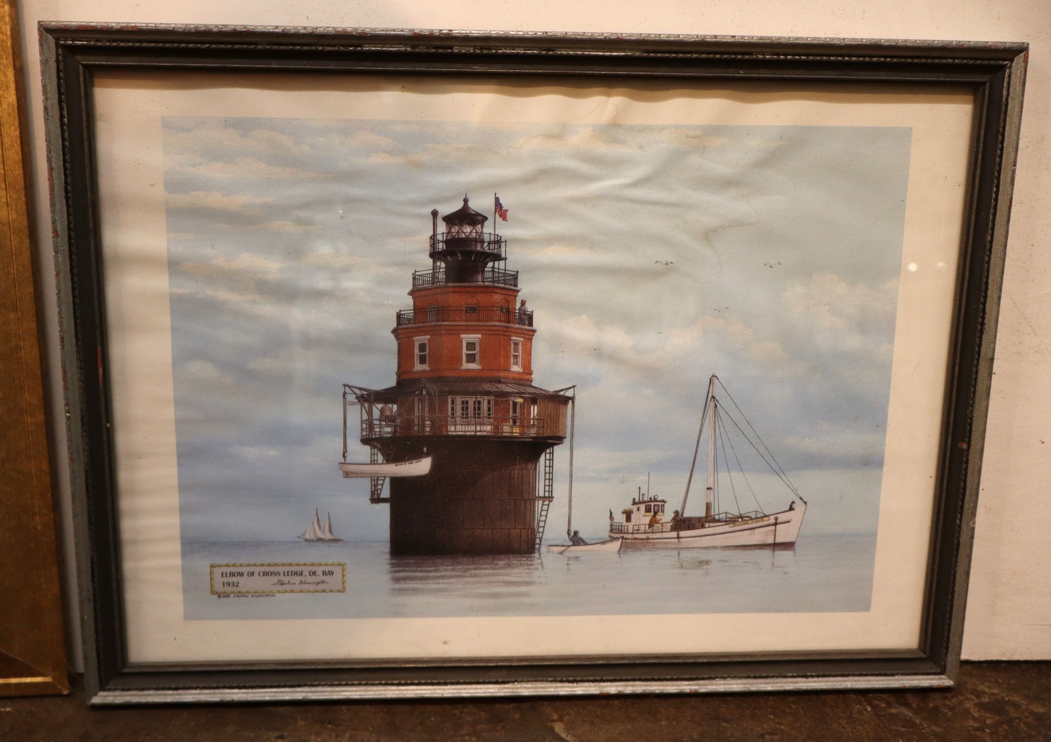 Lot 2 Still Life Teapot & Delaware Lighthouse Prints