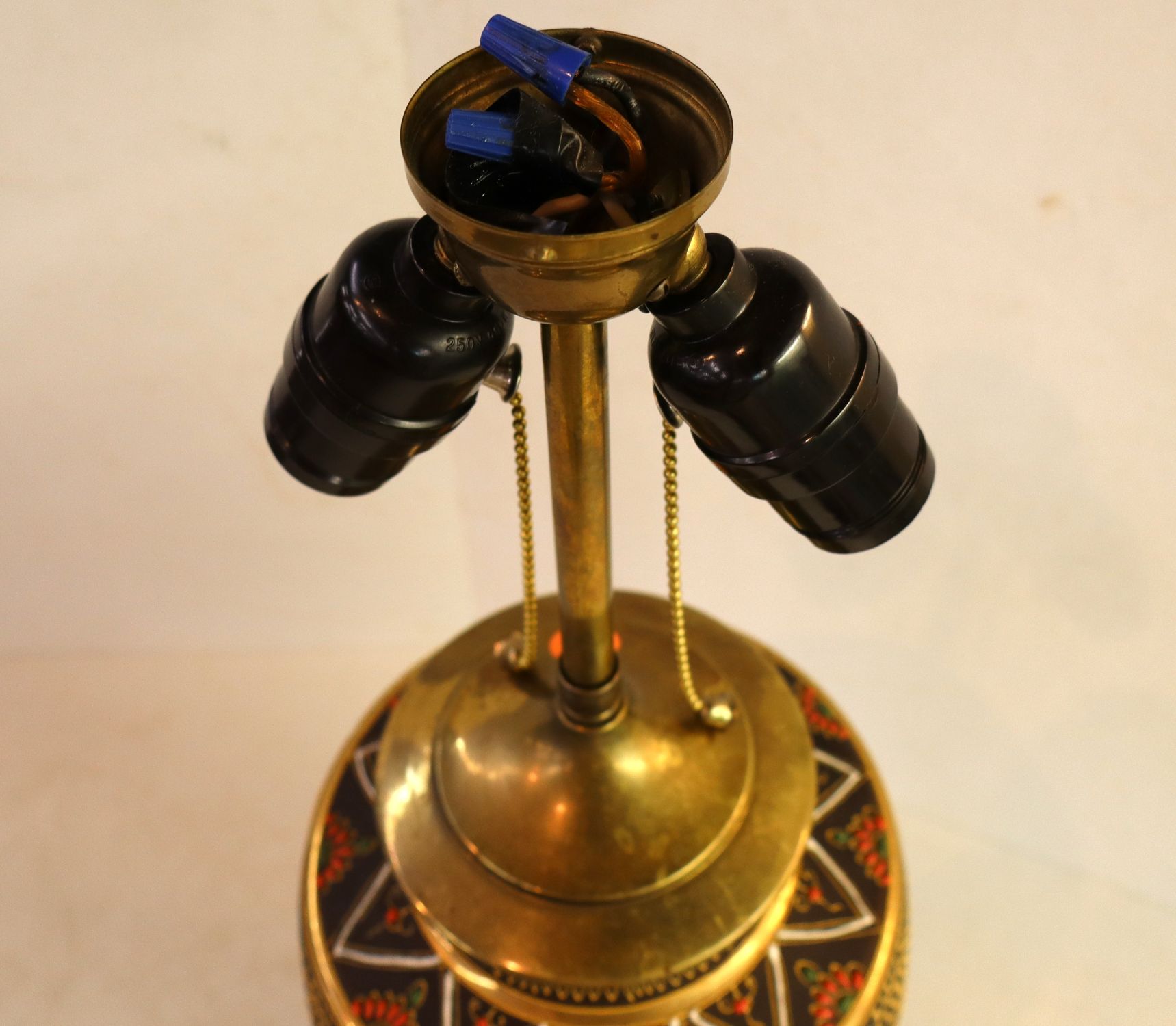 Vintage Satsuma table lamp
