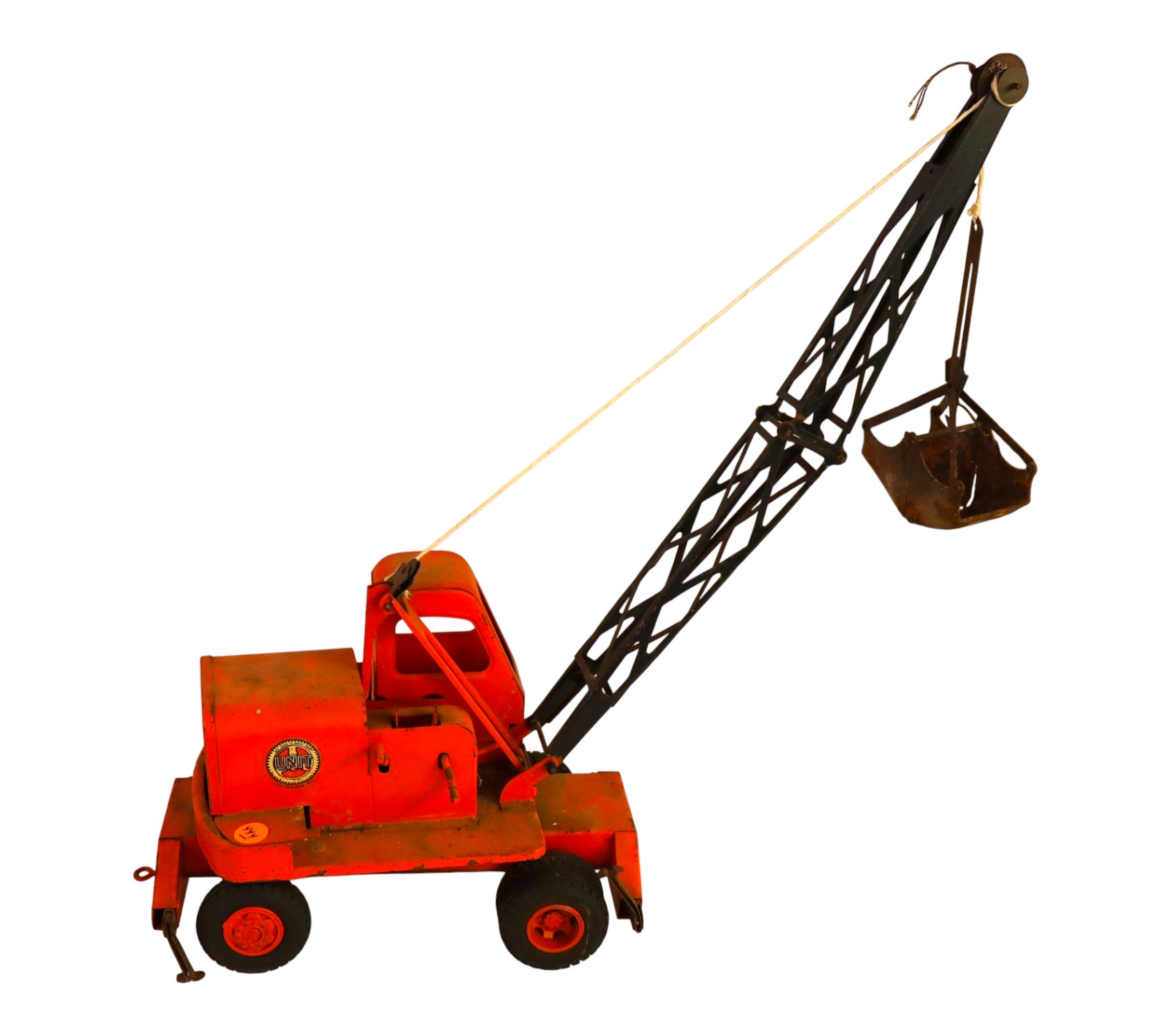 Vintage Doepke Model Toys Pressed Steel Unit Crane