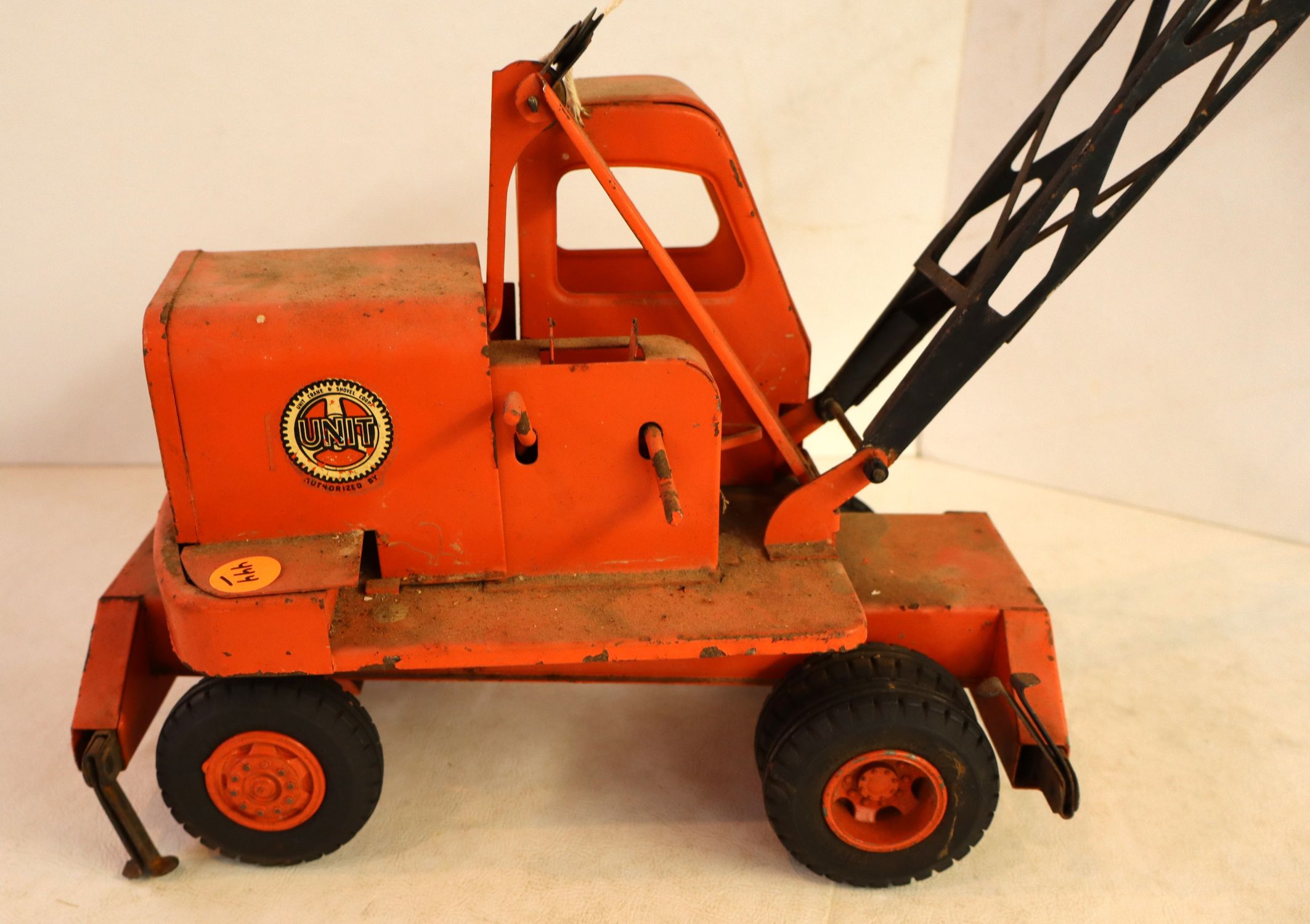 Vintage Doepke Model Toys Pressed Steel Unit Crane