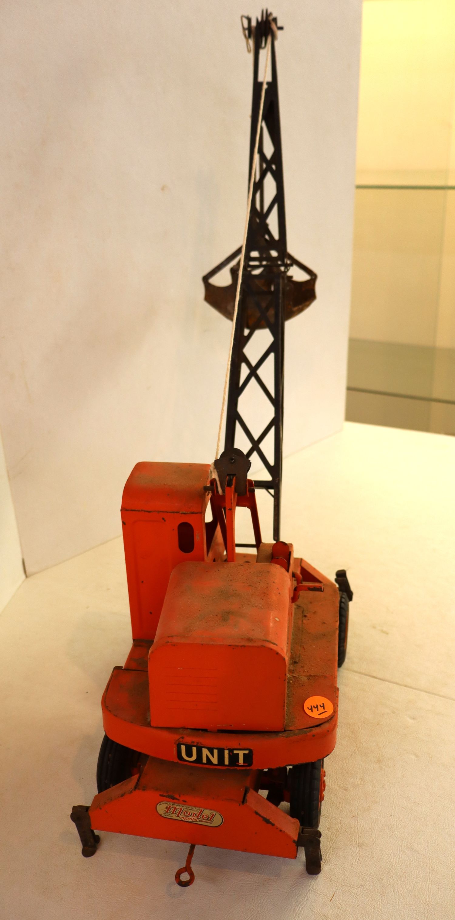 Vintage Doepke Model Toys Pressed Steel Unit Crane