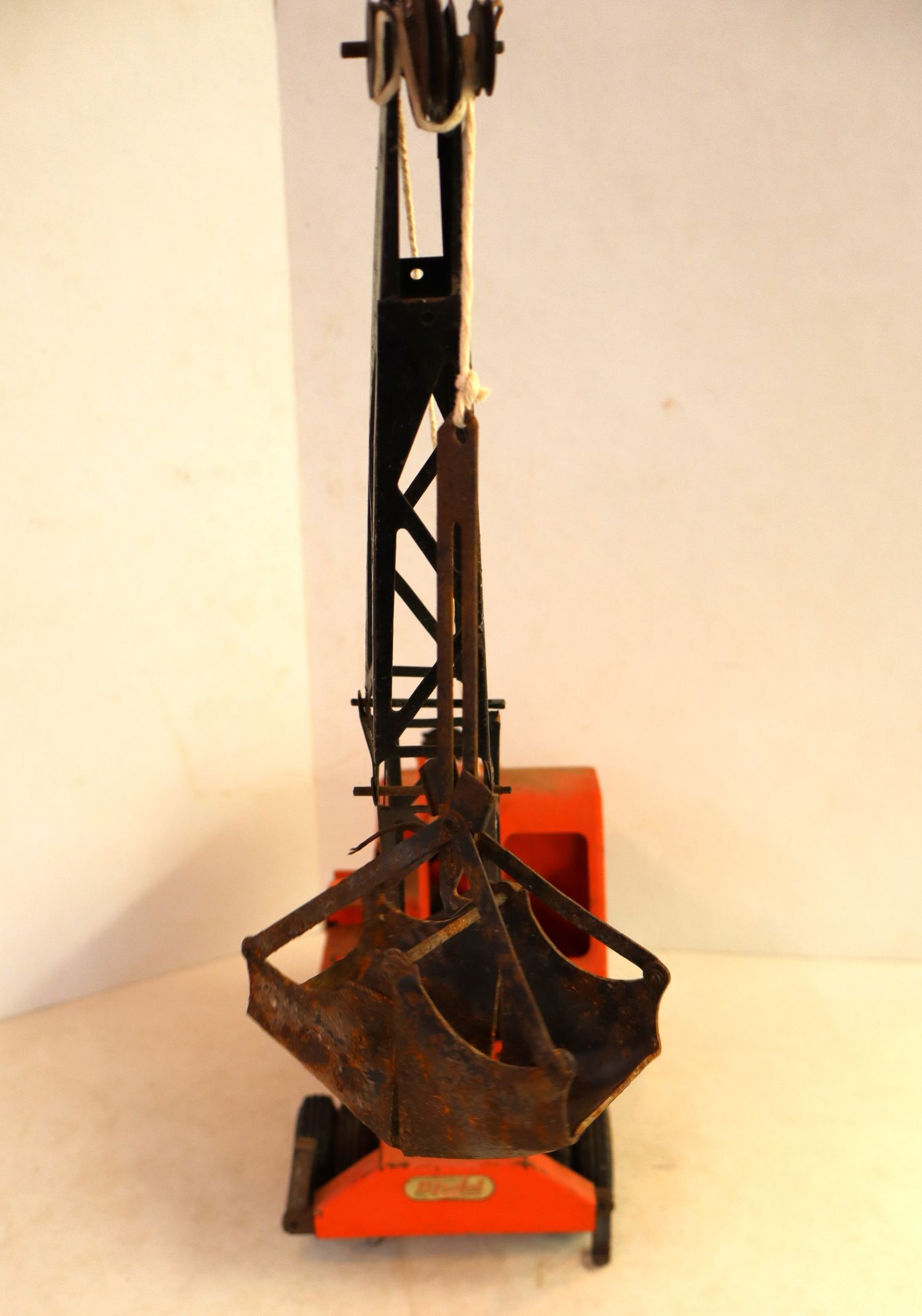 Vintage Doepke Model Toys Pressed Steel Unit Crane