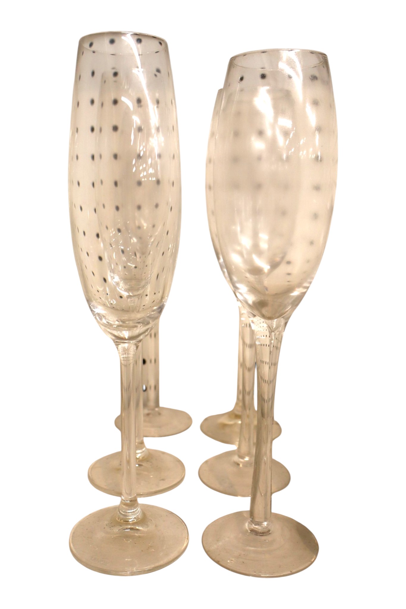 Lot 6 Vintage Mikasa Park Lane Crystal Stemware
